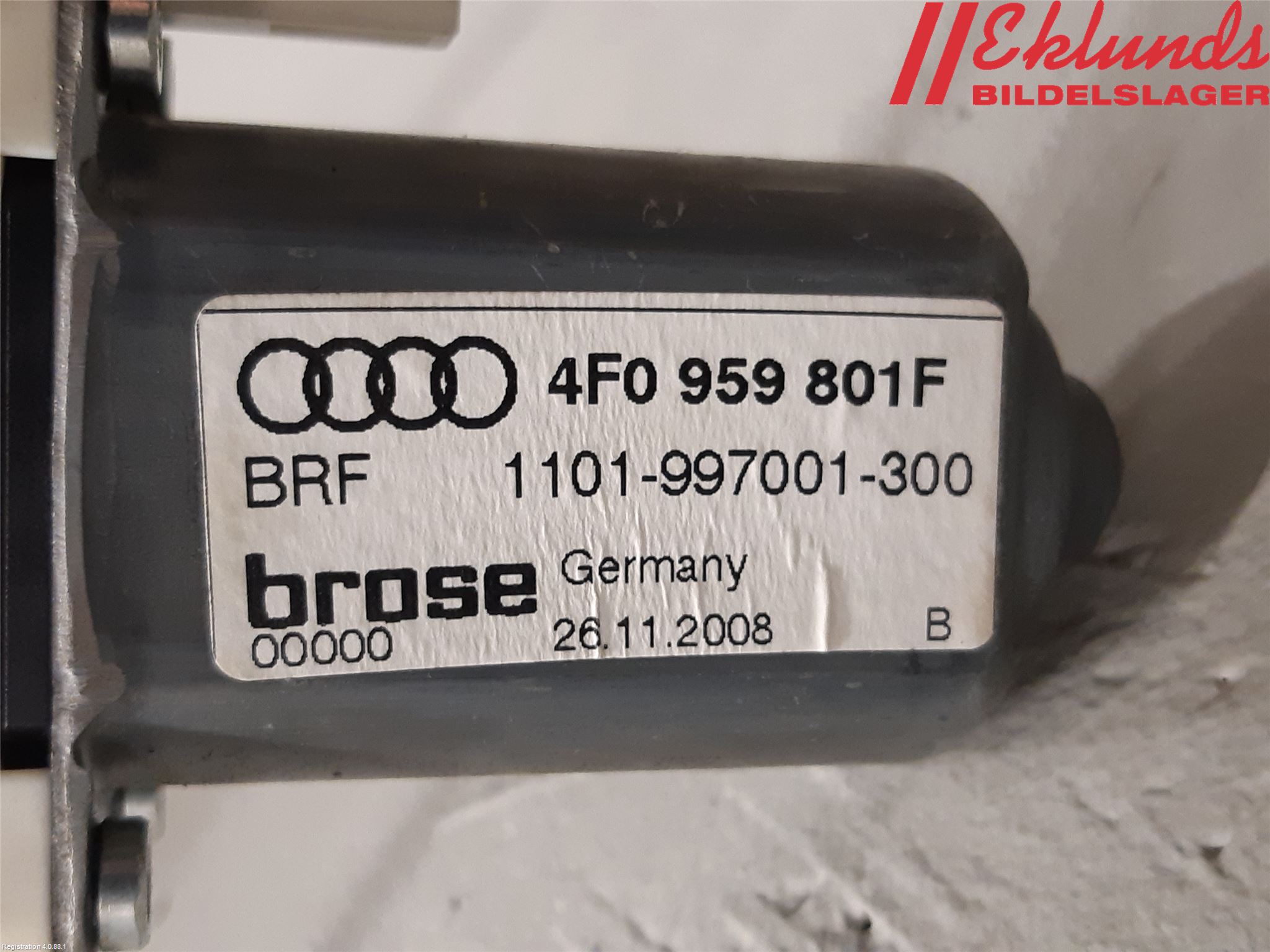 Audi A6/S6     05-11 Fönsterhiss El Kompl