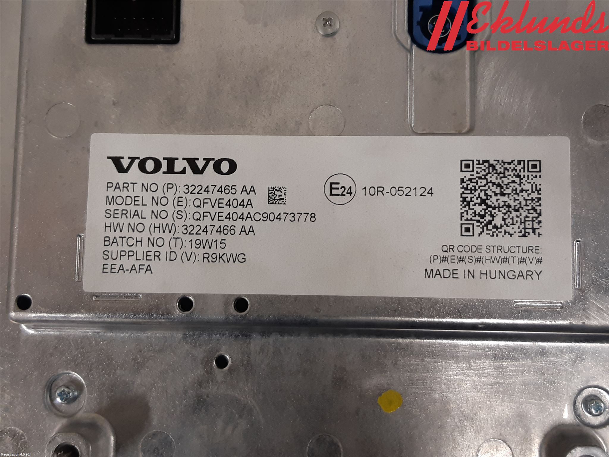 Volvo XC60 18- Bildskärm