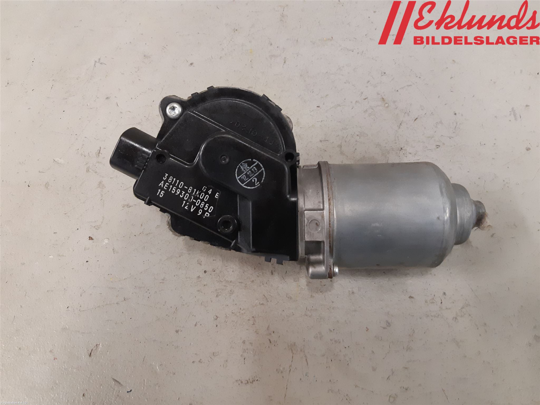 Suzuki SX4 10-13 Torkarmotor Vindruta
