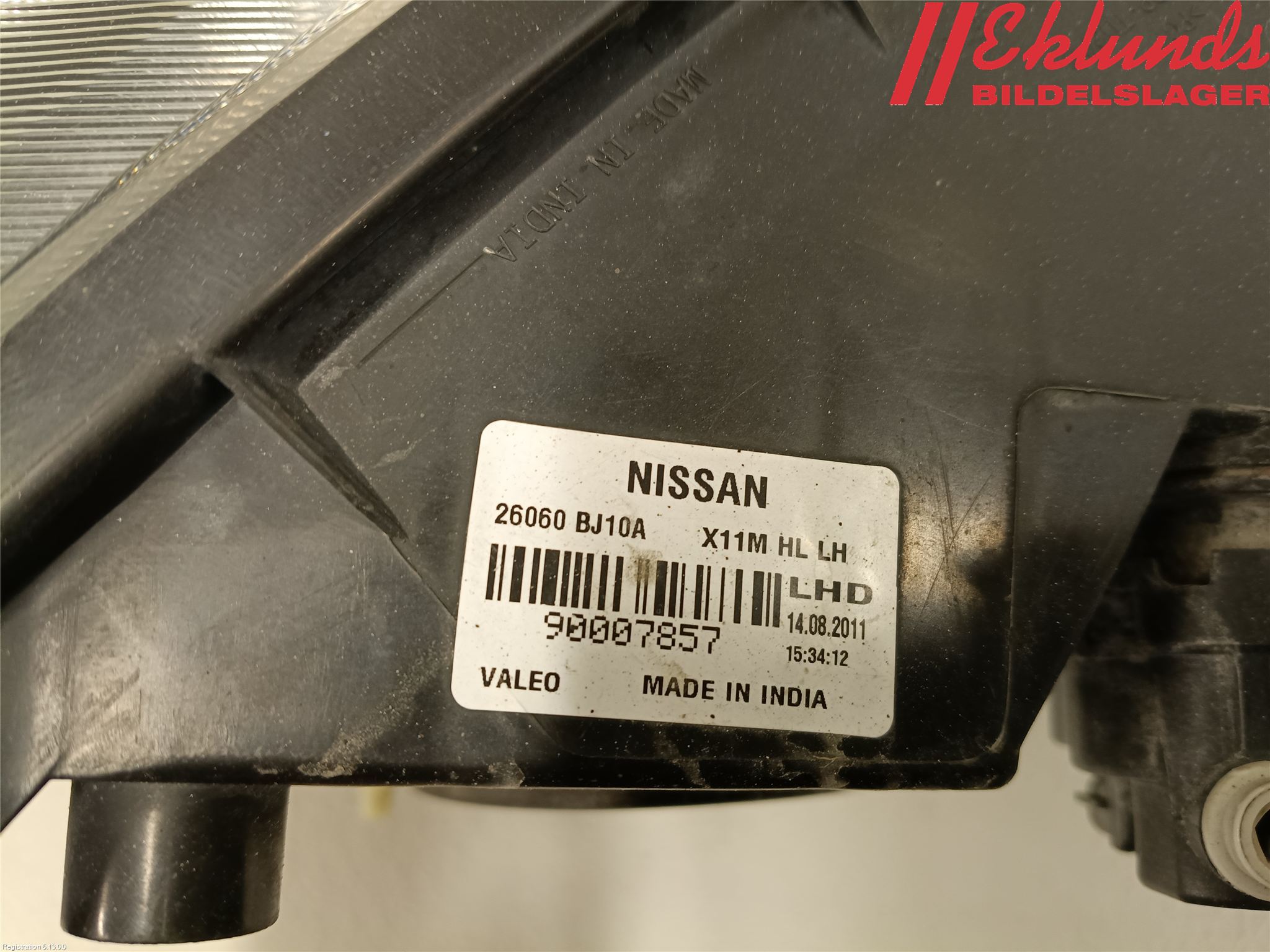 Nissan NV200/NV200 COMBI Strålkastare Vänster