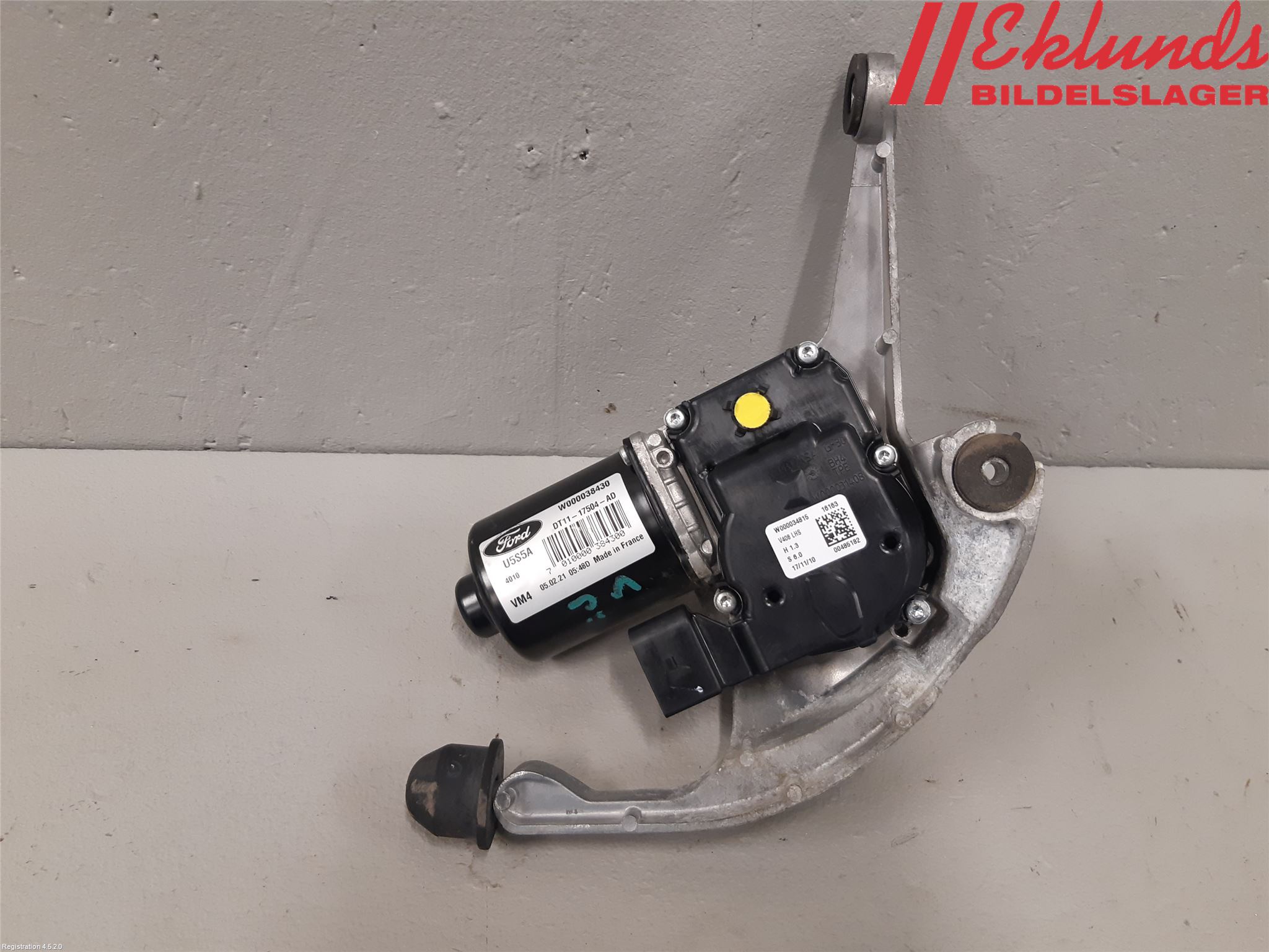 Ford TRANSIT/TOURNEO CONNECT 13-22 Torkarmotor Vindruta