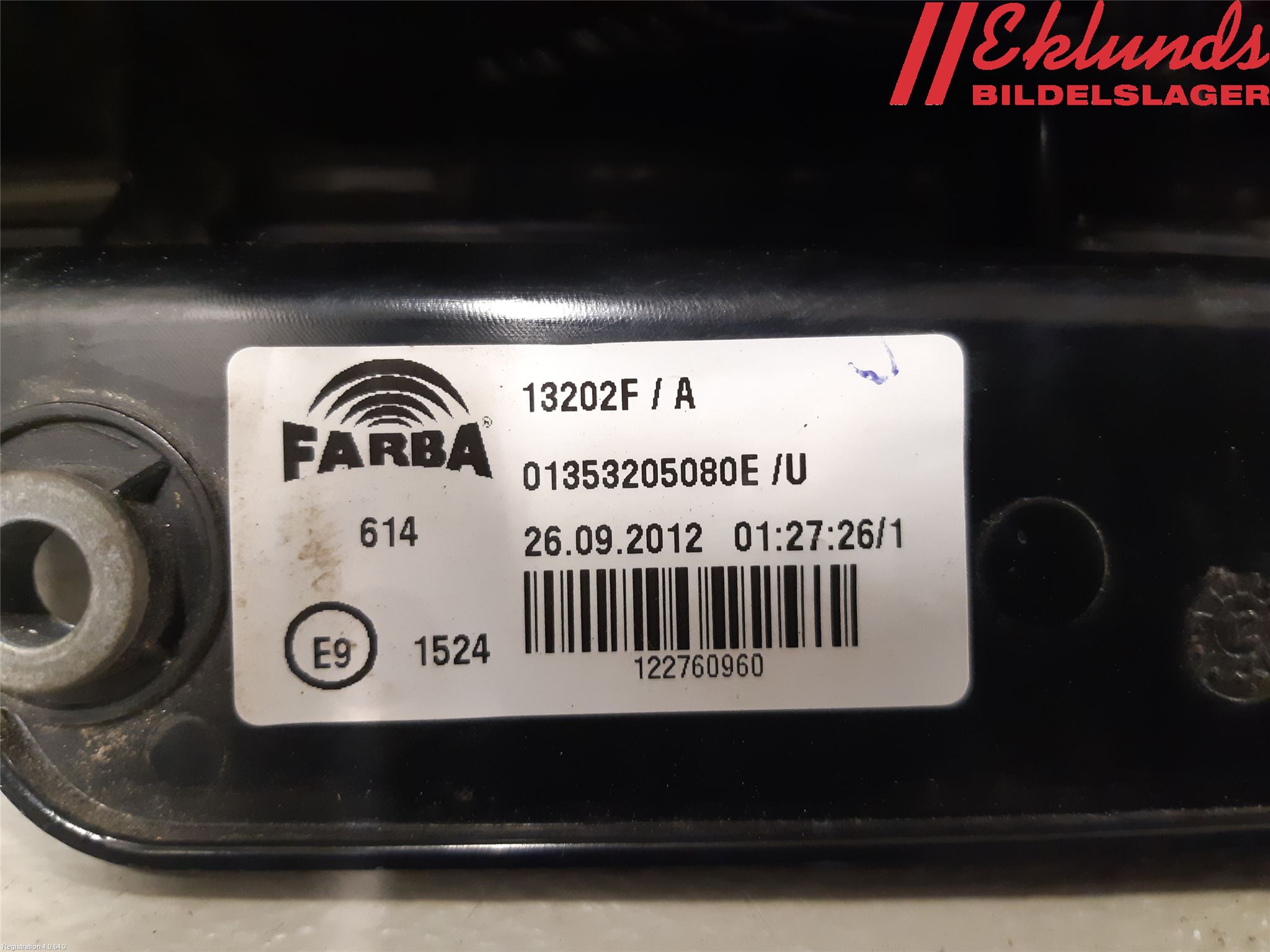 Peugeot BIPPER Bakljus Höger