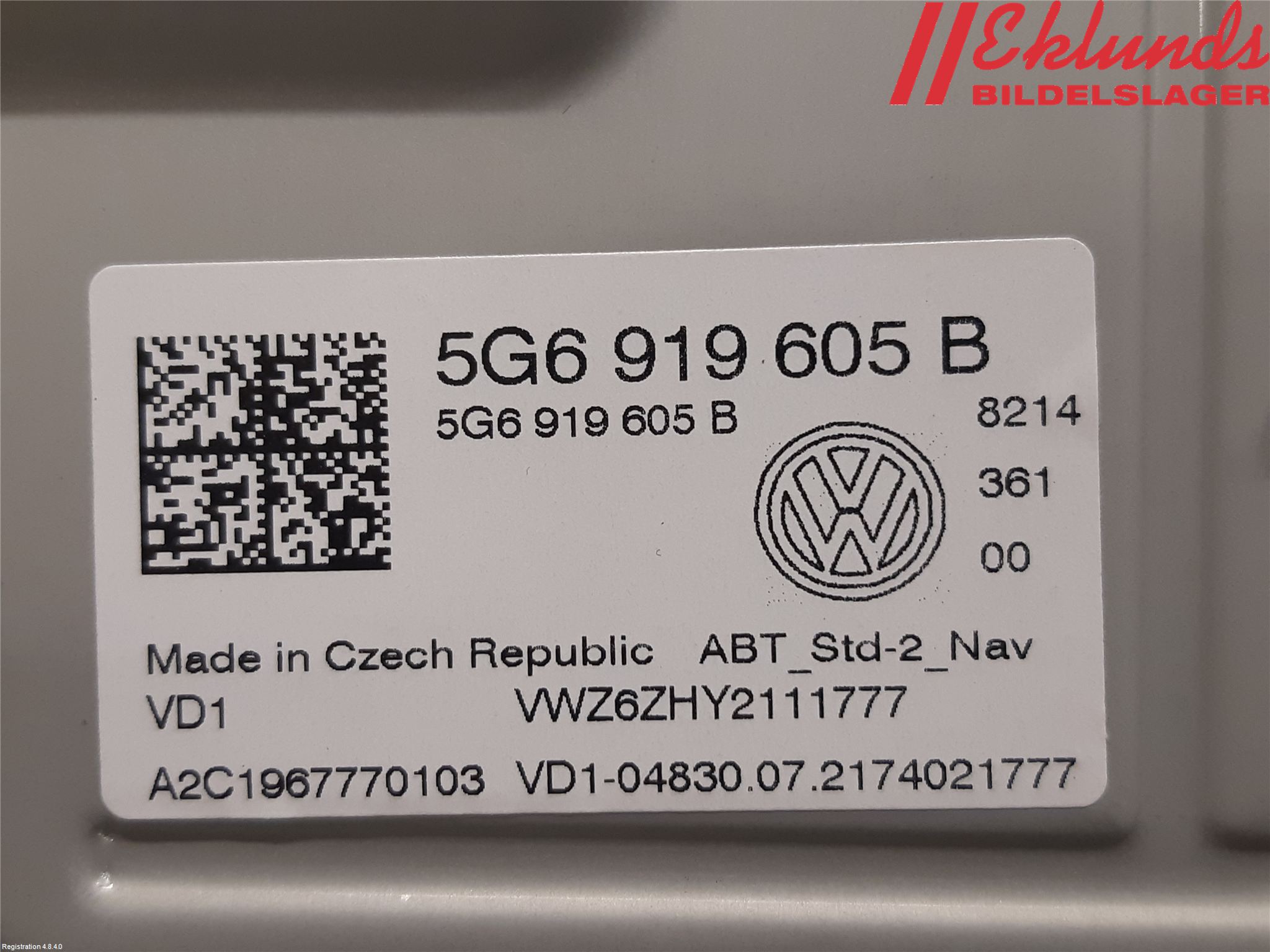 Volkswagen VW T-ROC 18- Multifunktionsdisplay