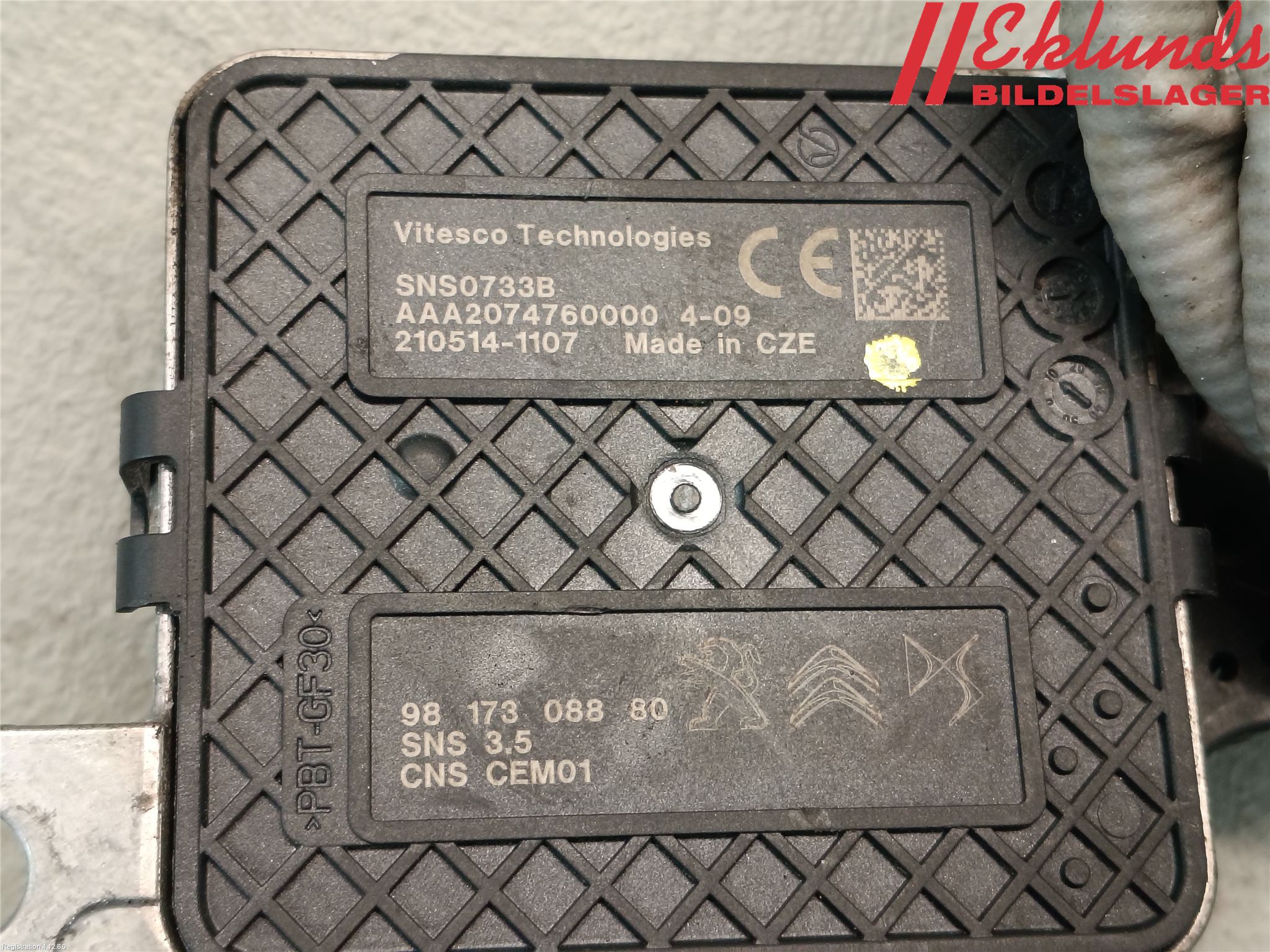 Peugeot EXPERT/E-EXPERT 17- Sensor Avgas