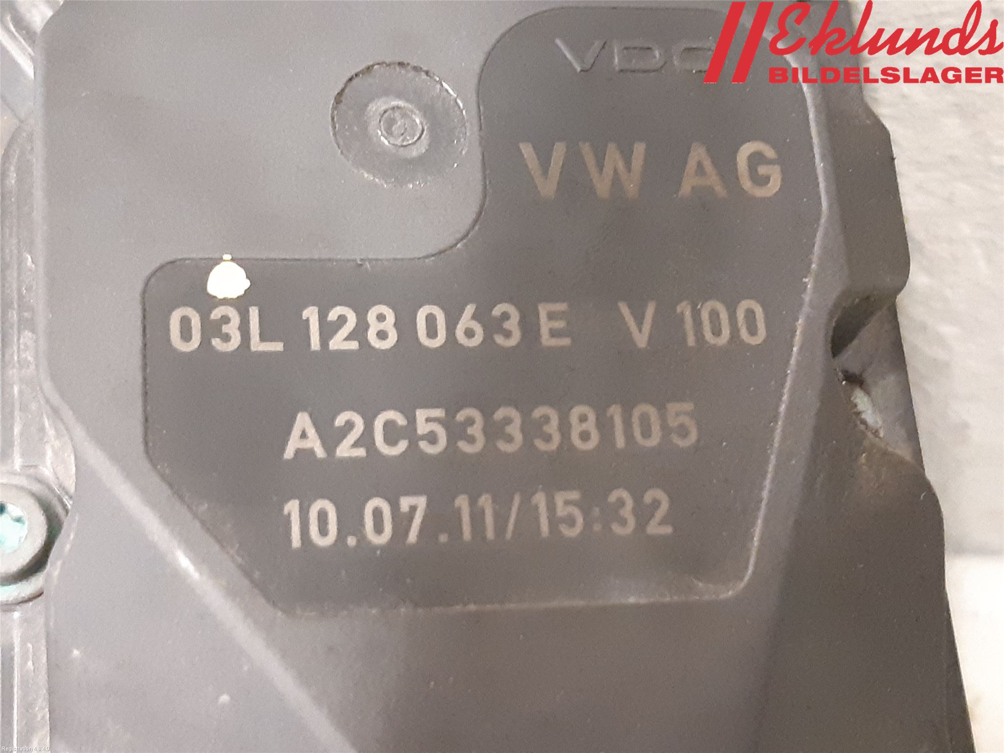 Audi A4 12-15 Injspjällhus