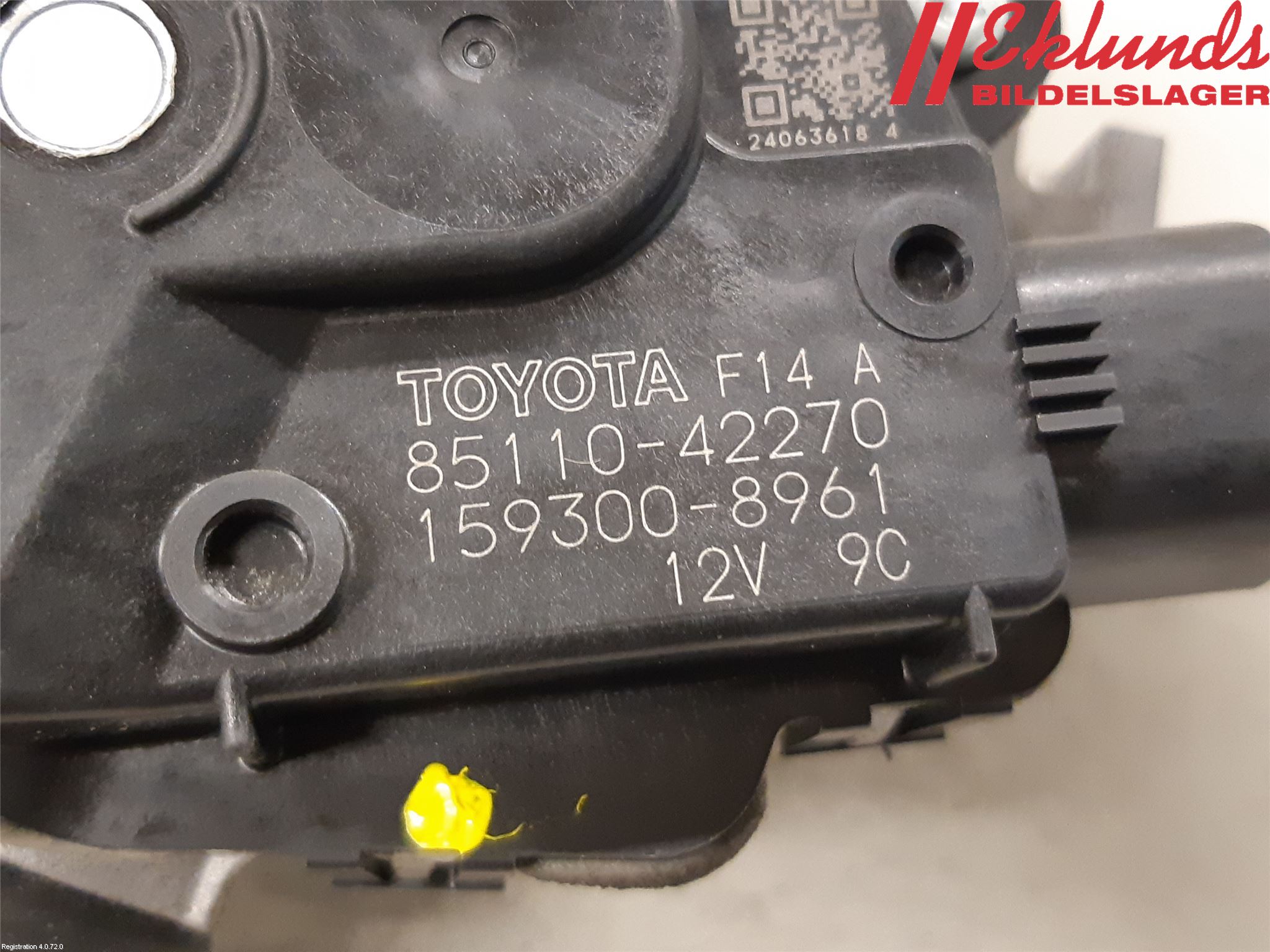 Toyota RAV4 19- Torkarmotor Vindruta