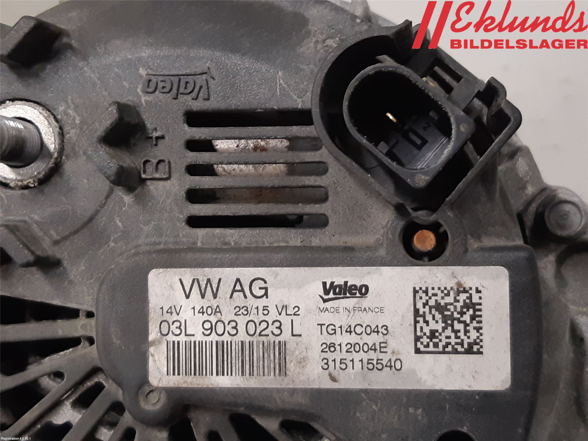 Volkswagen VW PASSAT 15-19 Generator