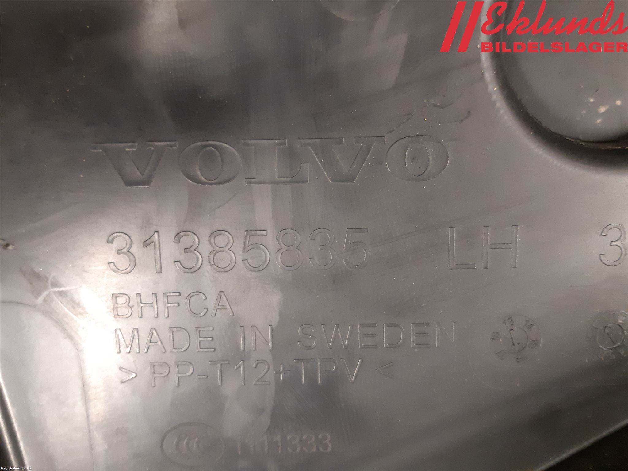 Volvo XC90/RECHARGE 16- Torpedplåt-Torpedplast