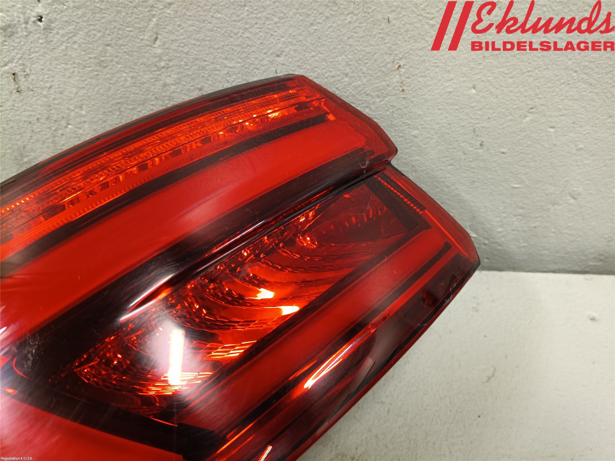 Audi A4/S4 B9 16-19 Bakljus Vänster