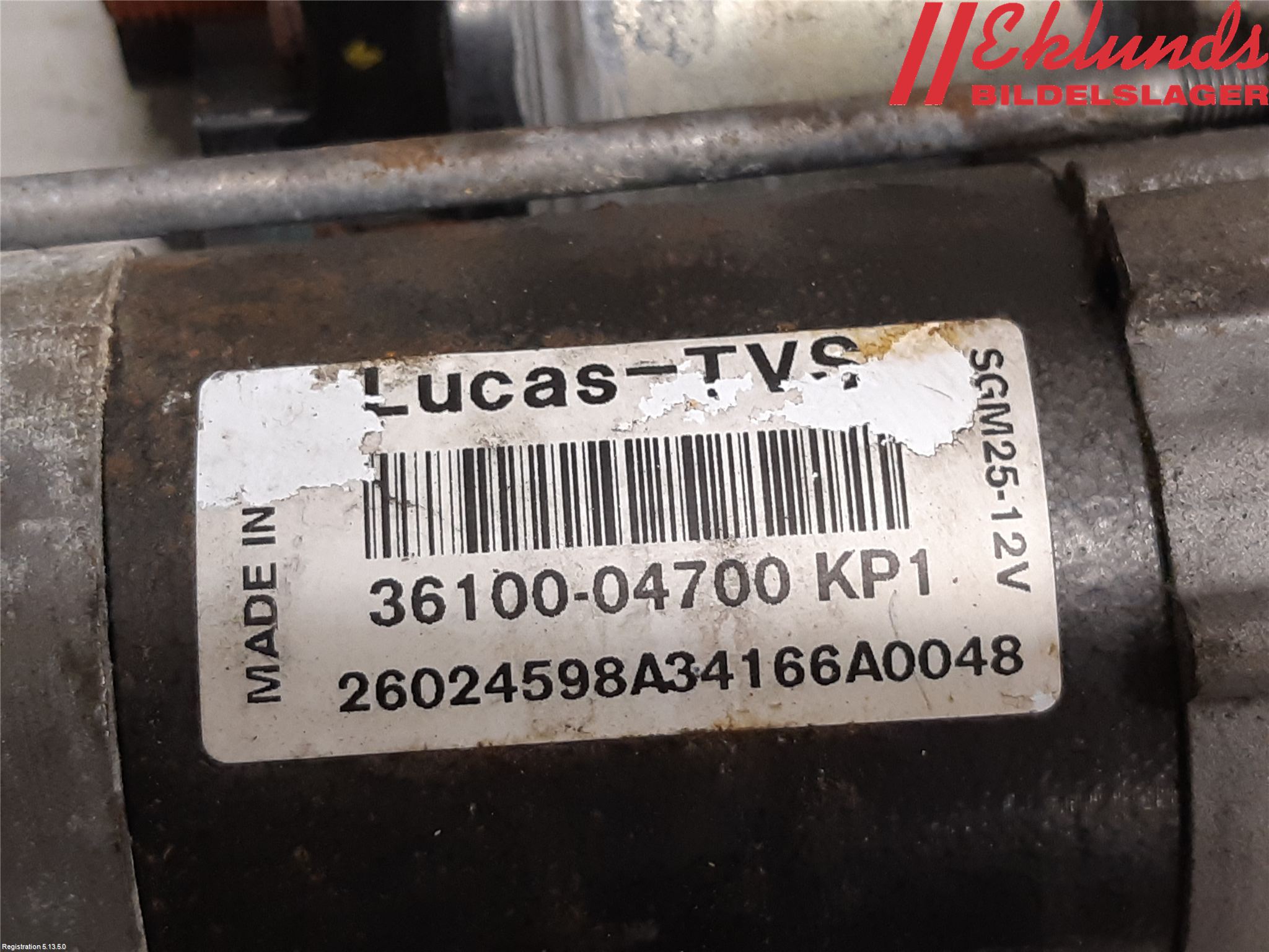 Hyundai i20 GB 15-20 Startmotor