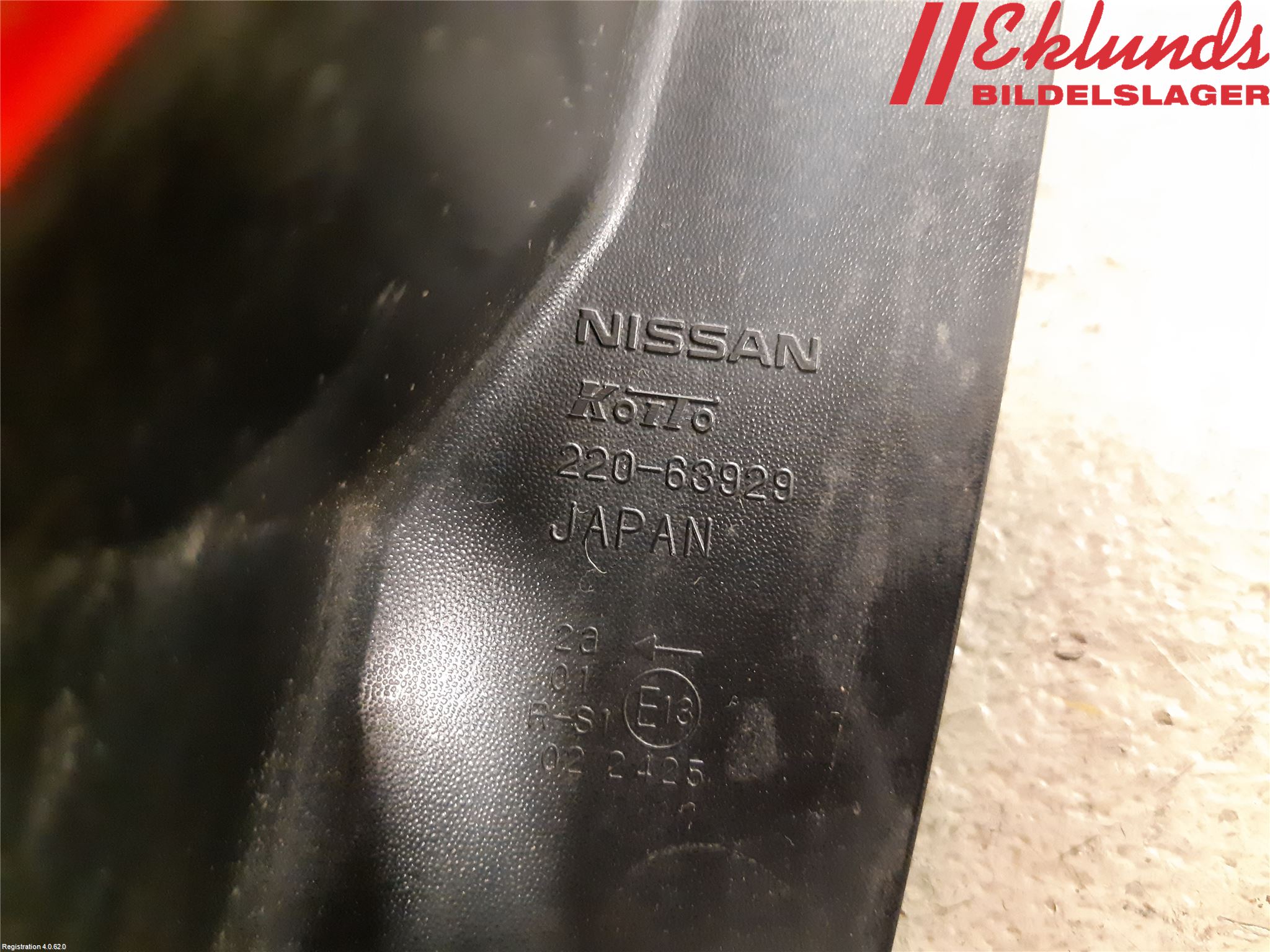 Nissan X-TRAIL 08-14 Bakljus Vänster