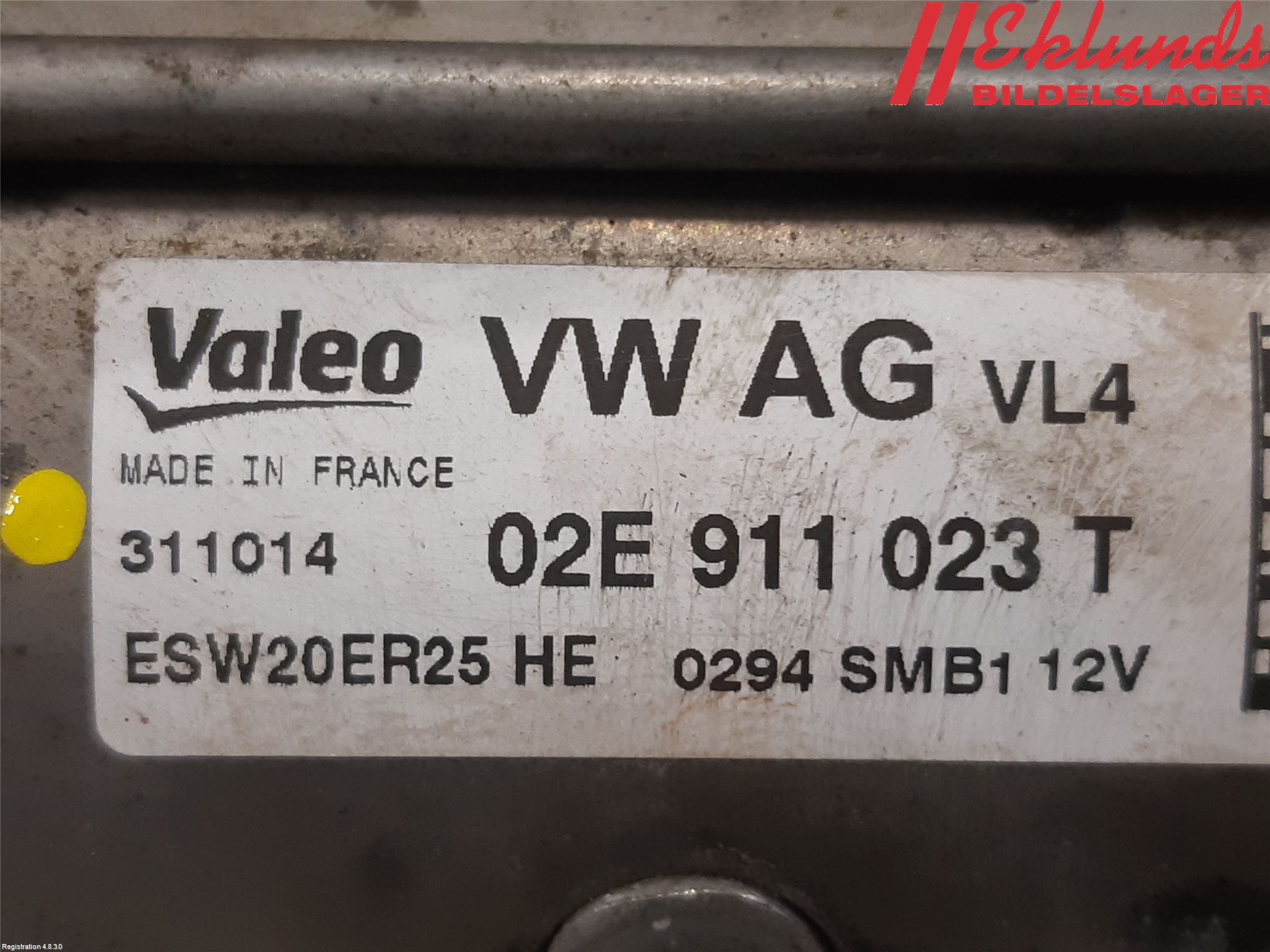 Volkswagen VW PASSAT 15-19 Startmotor Diesel