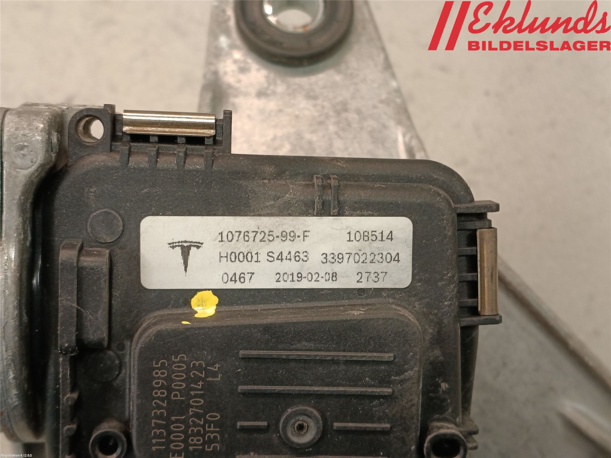 Tesla MODEL 3 17- Torkarmotor Vindruta