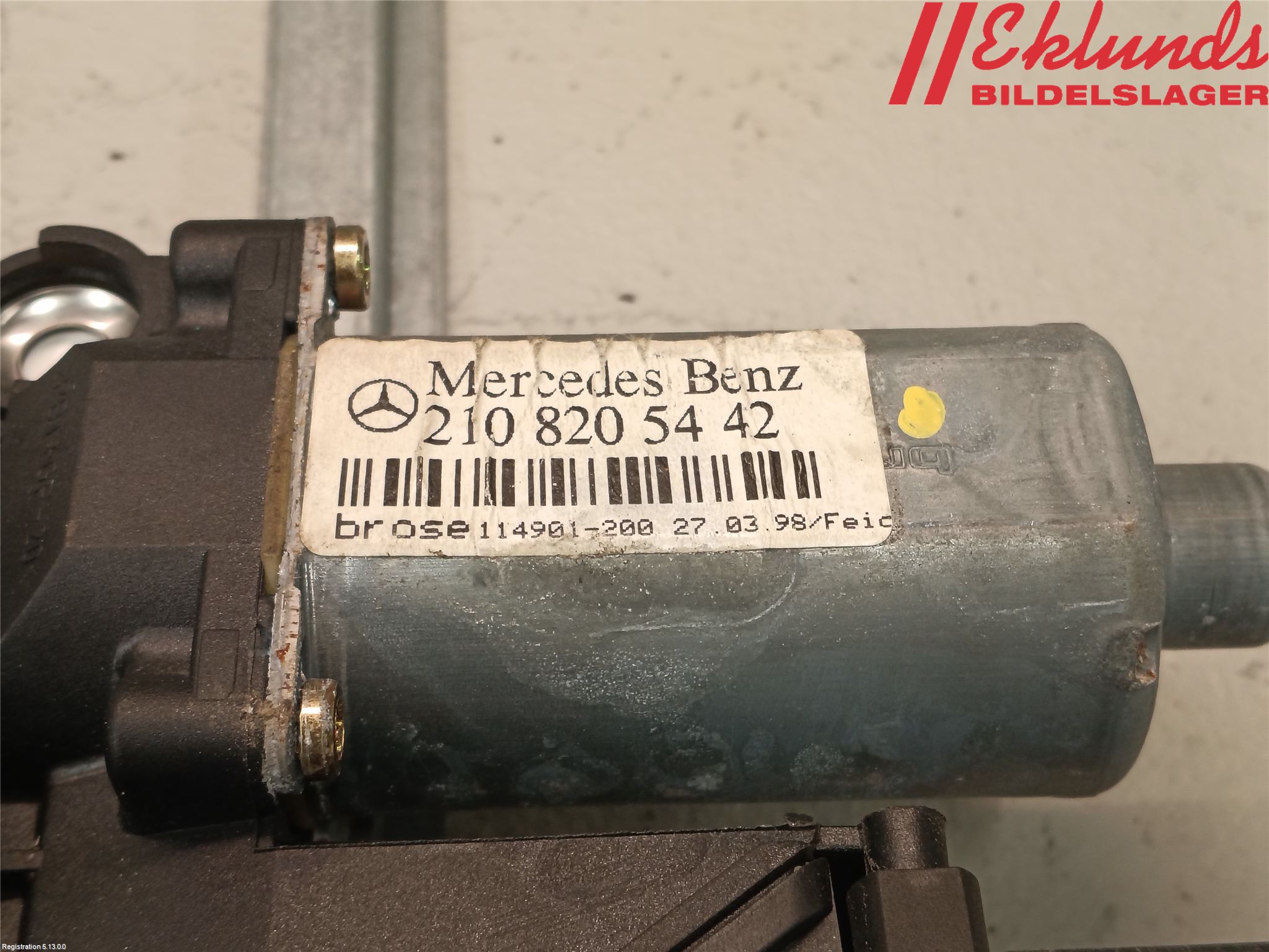 Mercedes-Benz MB E-KLASS (W210) 96-03 Fönsterhiss El Kompl