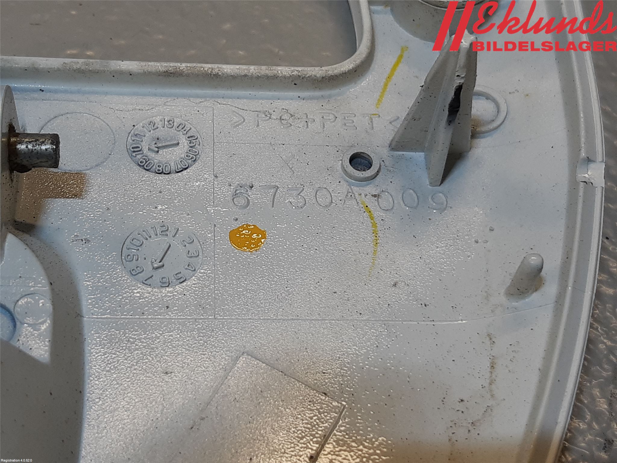 Mitsubishi L200 06-15 Bakluckehandtag