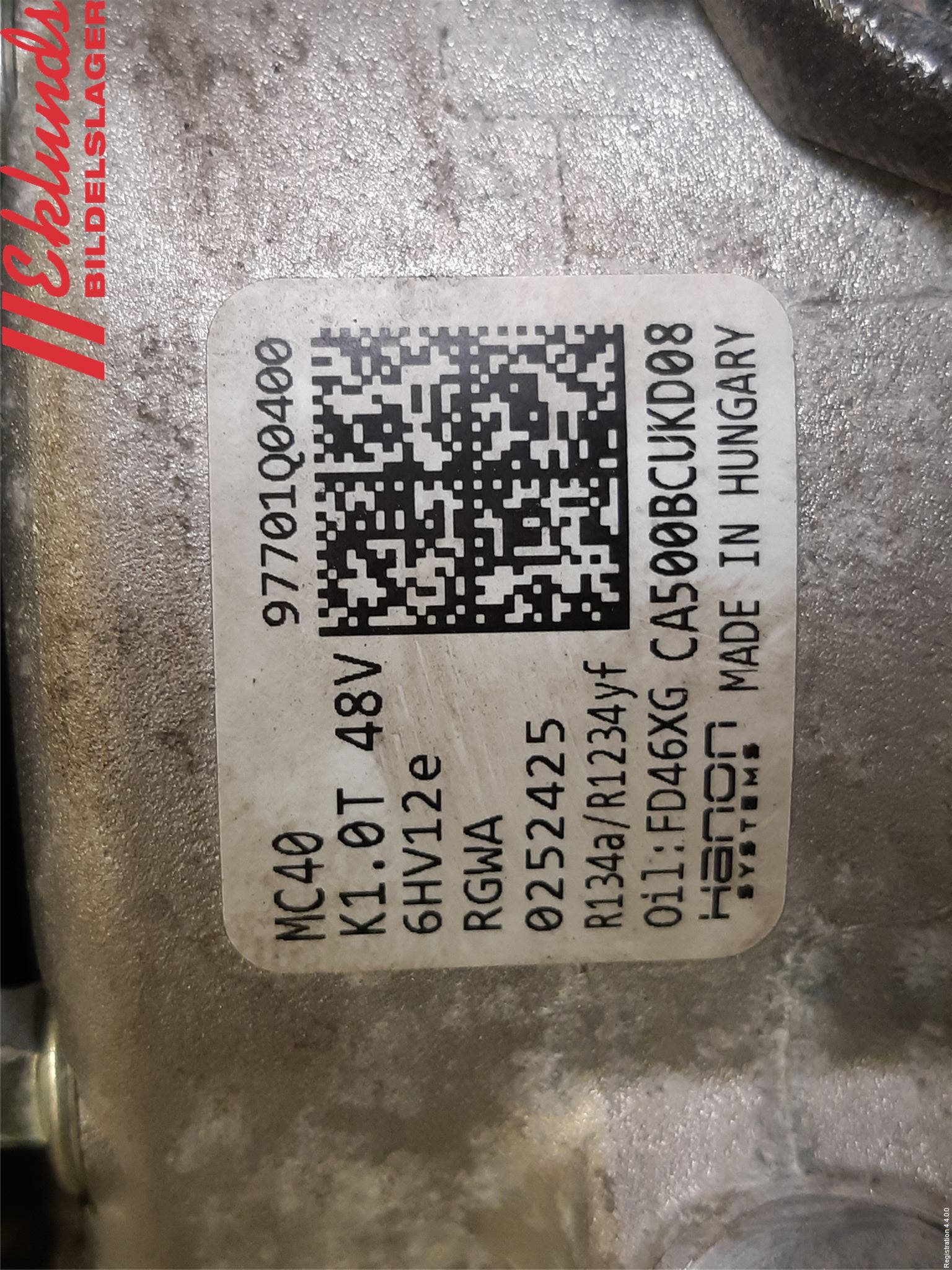 Hyundai i20 BC 21- Ac Kompressor