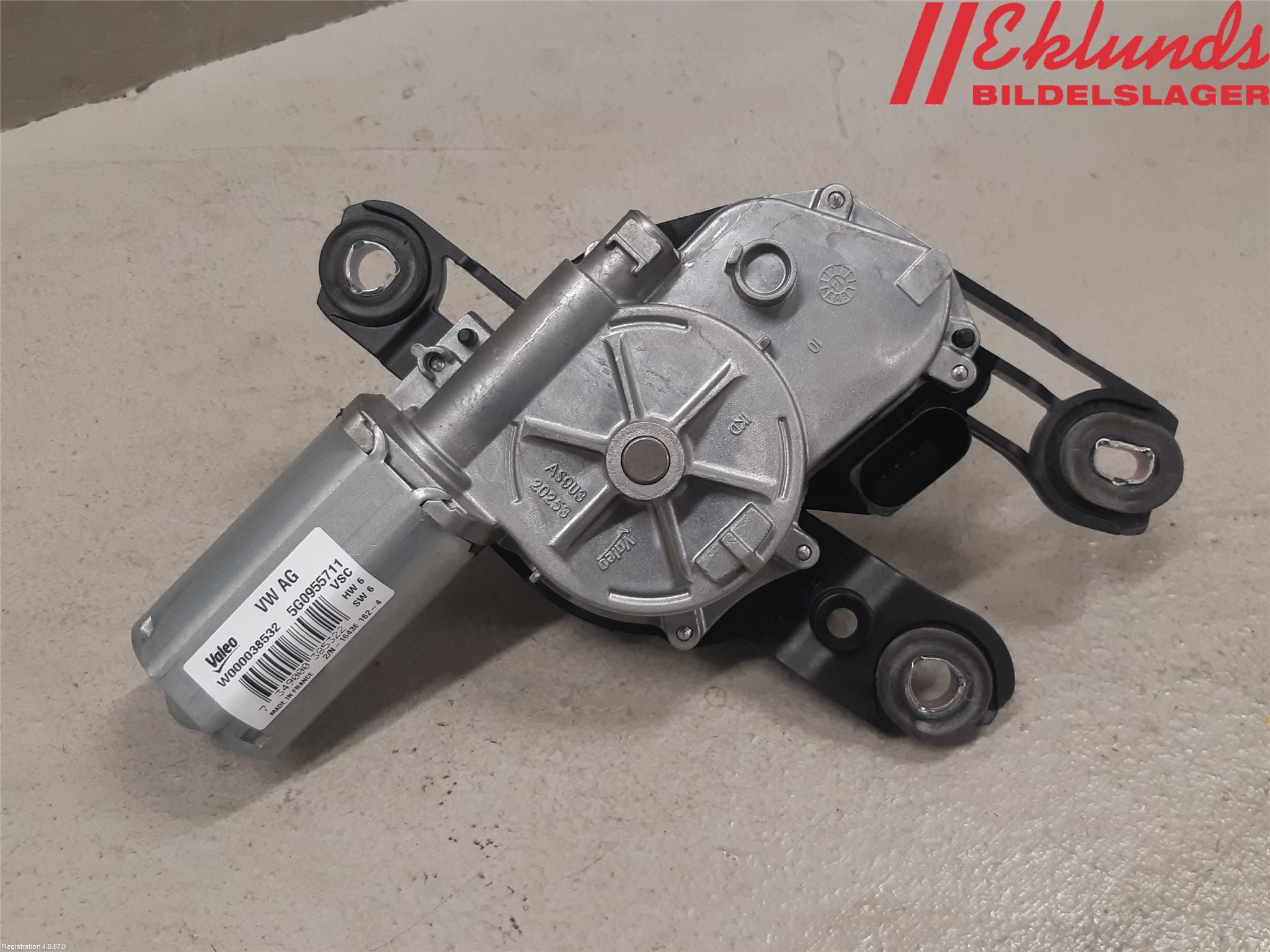 Volkswagen VW GOLF SPORTSVAN 15-20 Torkarmotor Baklucka
