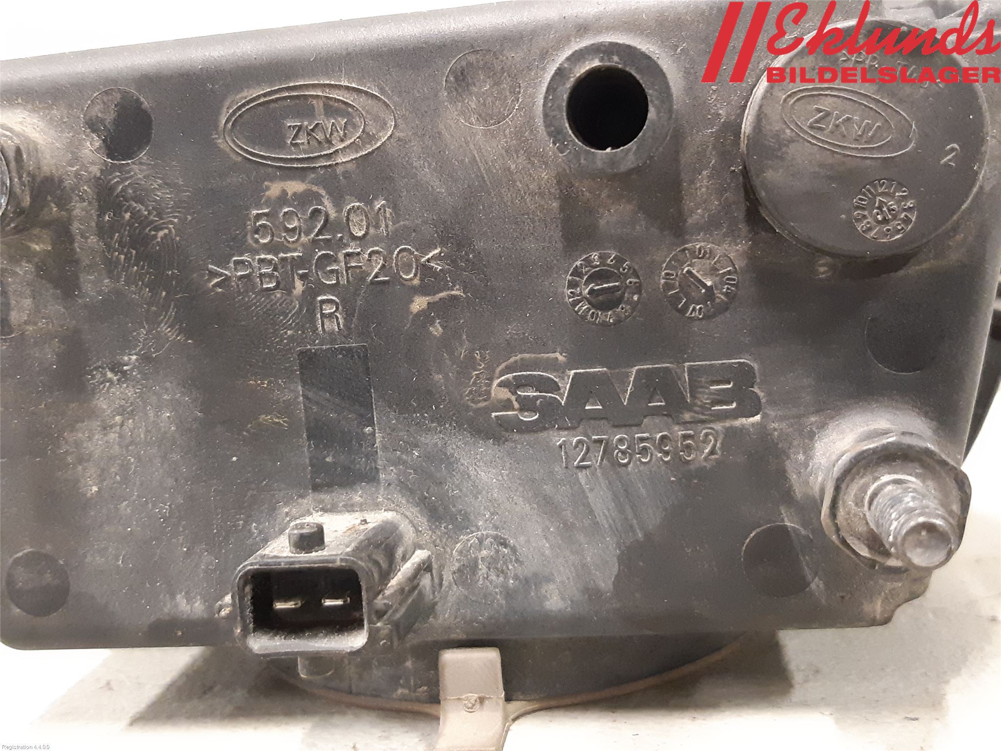 Saab 9-3 VER 2 Dimljus-Varselljus Fram