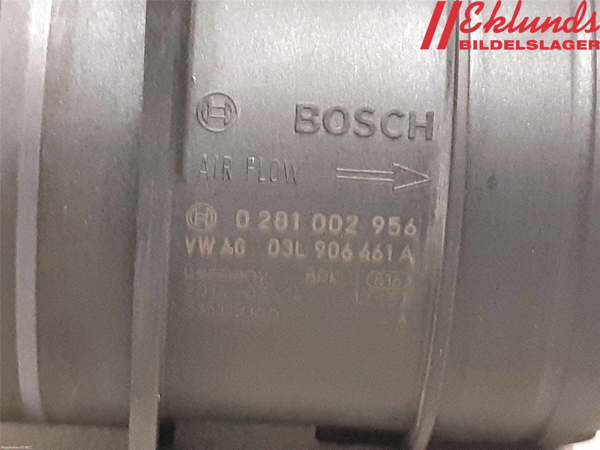 Volkswagen VW AMAROK 2H 10-22 Injluftmassamätare