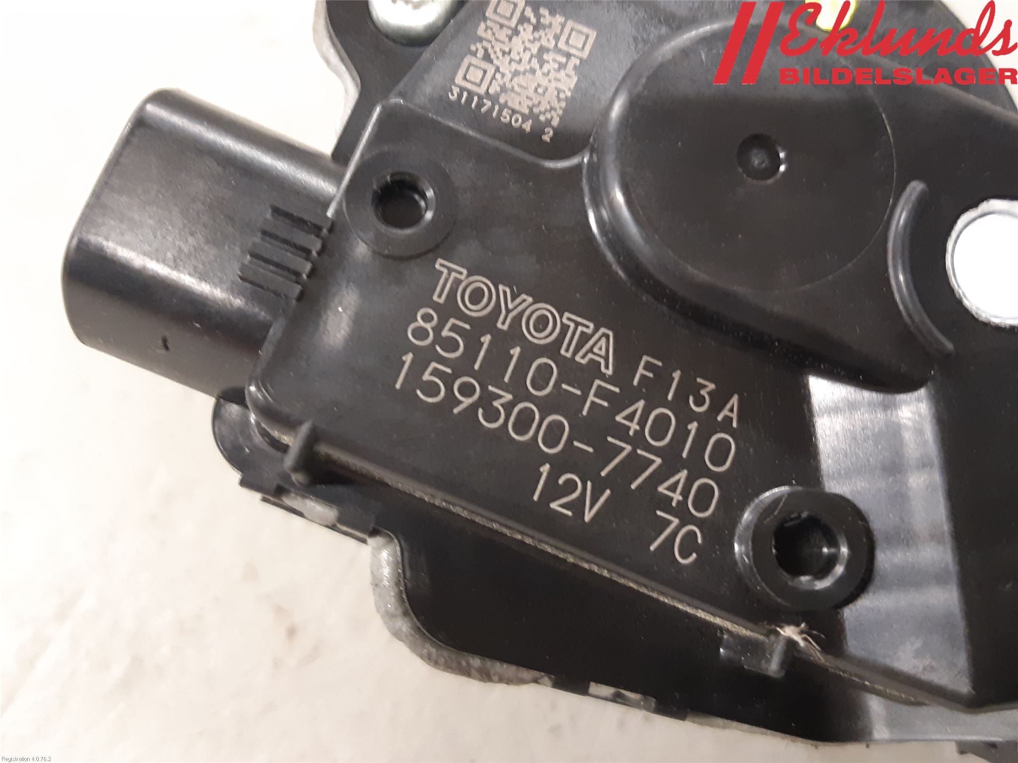 Toyota C-HR 16-23 Torkarmotor Vindruta