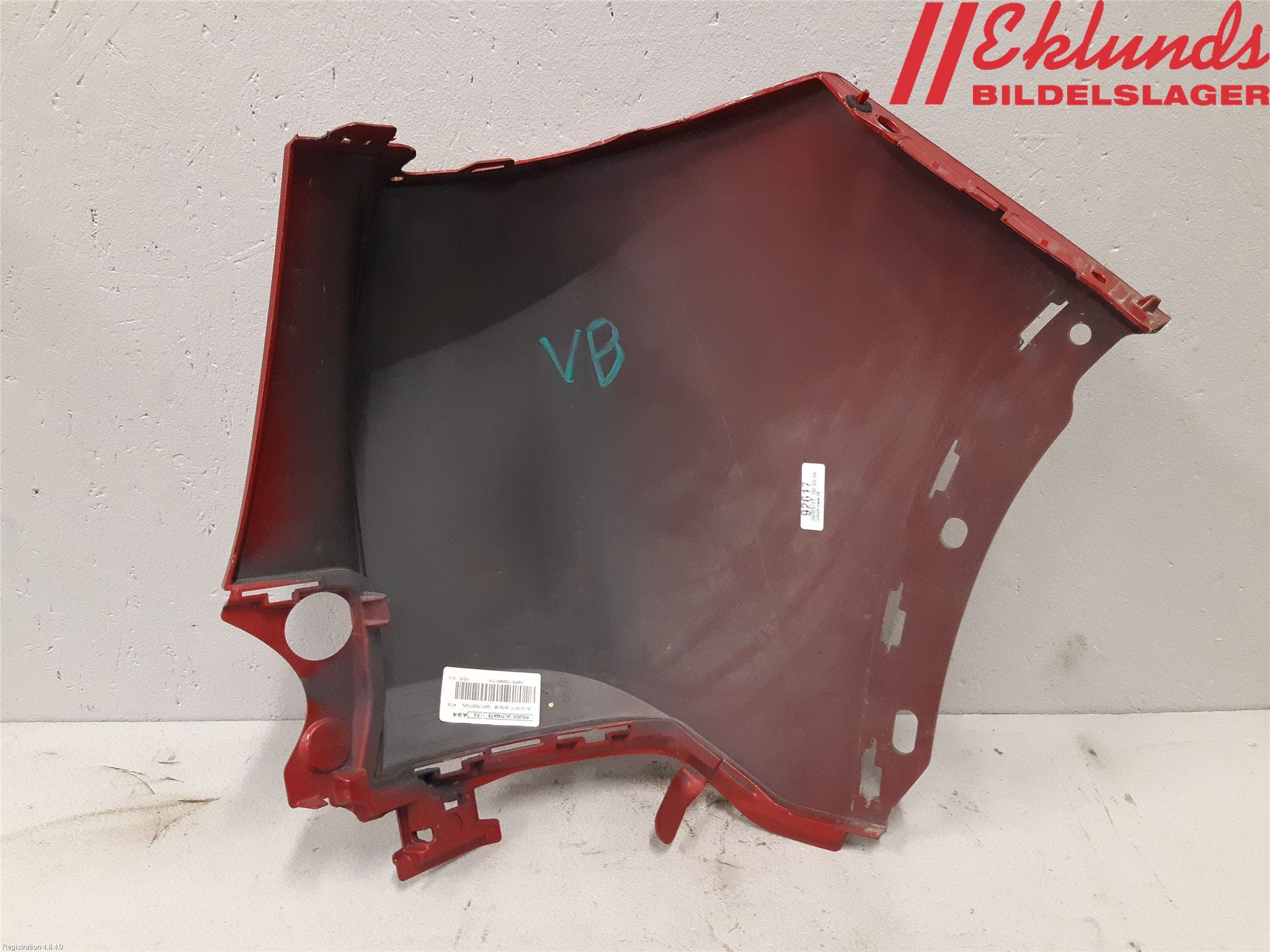 Peugeot 2008 13-20 Skärm Bak Vänster