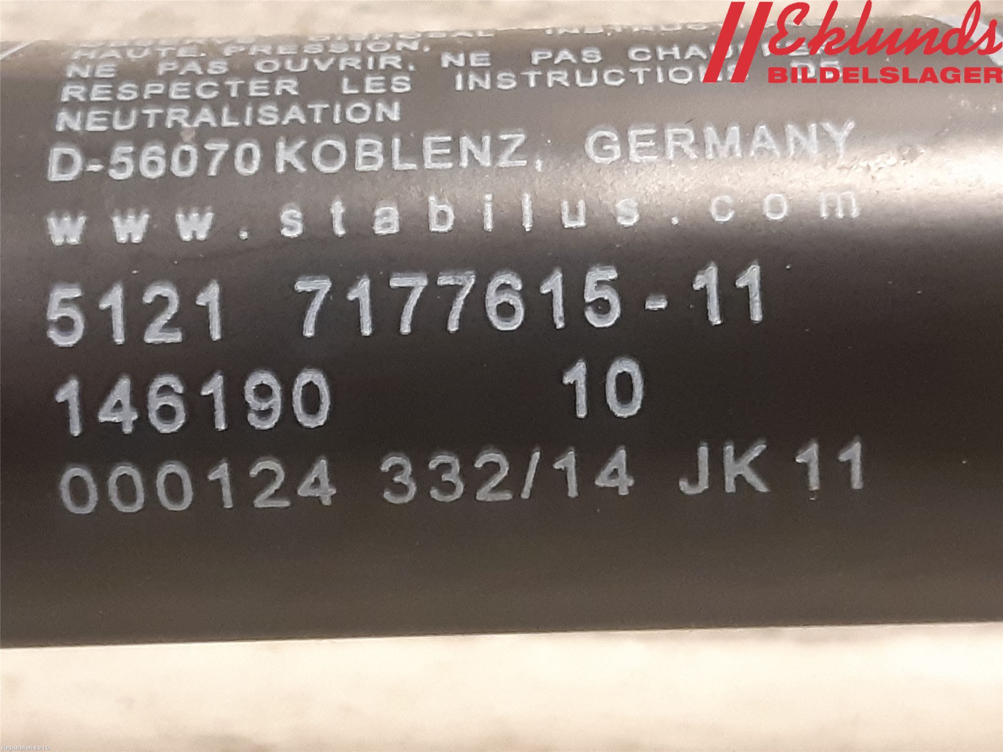 BMW 7 F01/02/03/04 09-15 Dörrstopp