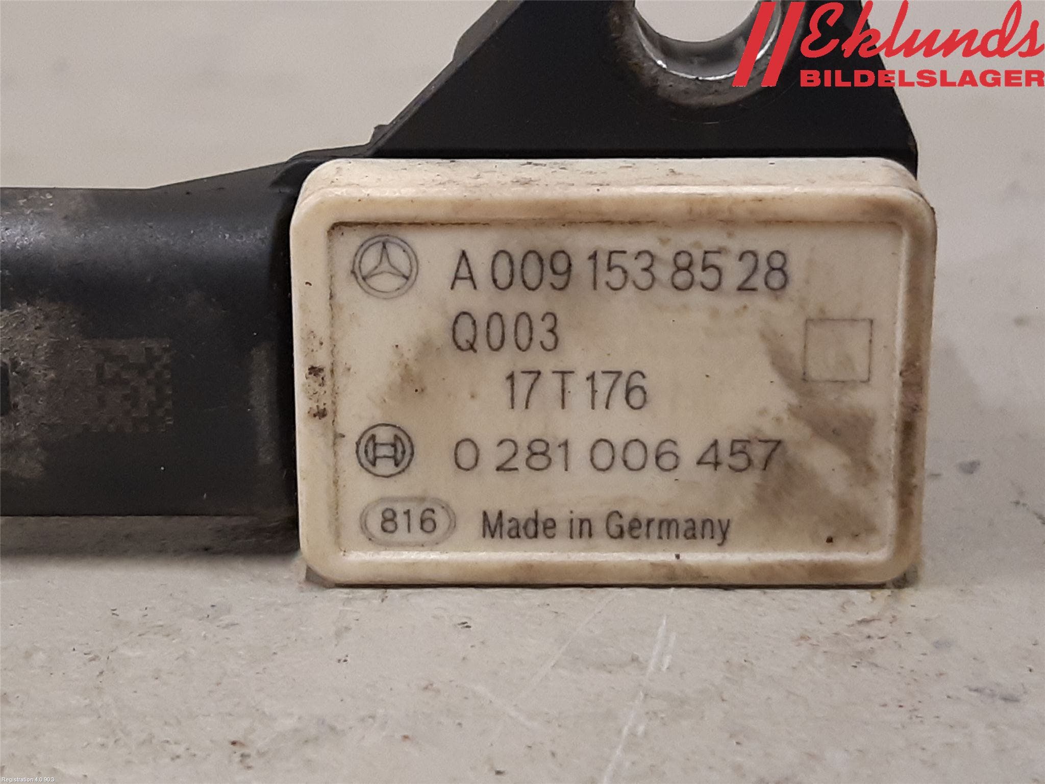 Mercedes-Benz MB E-KLASS (W213) 16-23 Givare Laddluftstryck