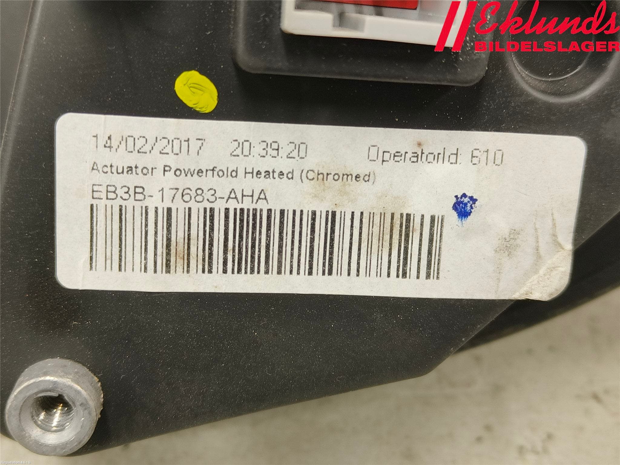 Ford RANGER EU 12-23 Spegel Yttre El Vä