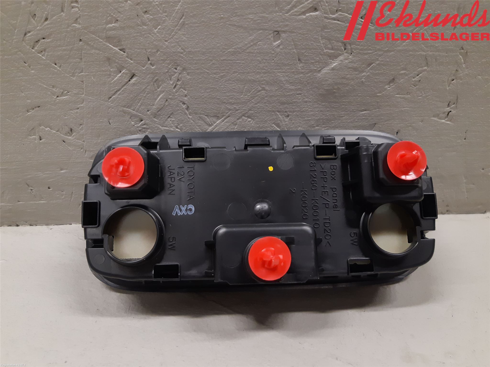 Toyota YARIS XP21 20- Innerbelysning