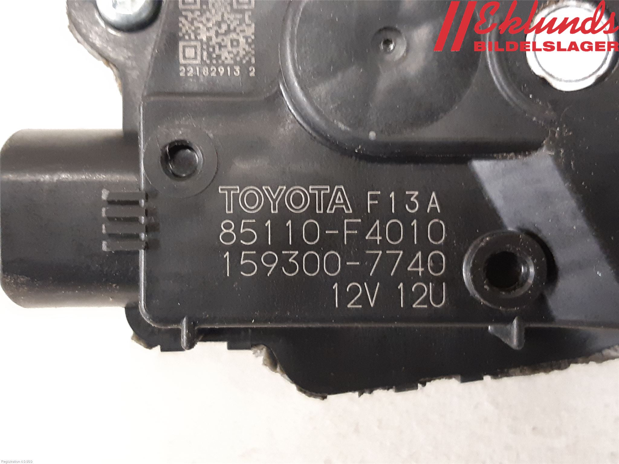 Toyota C-HR 16-23 Torkarmotor Vindruta