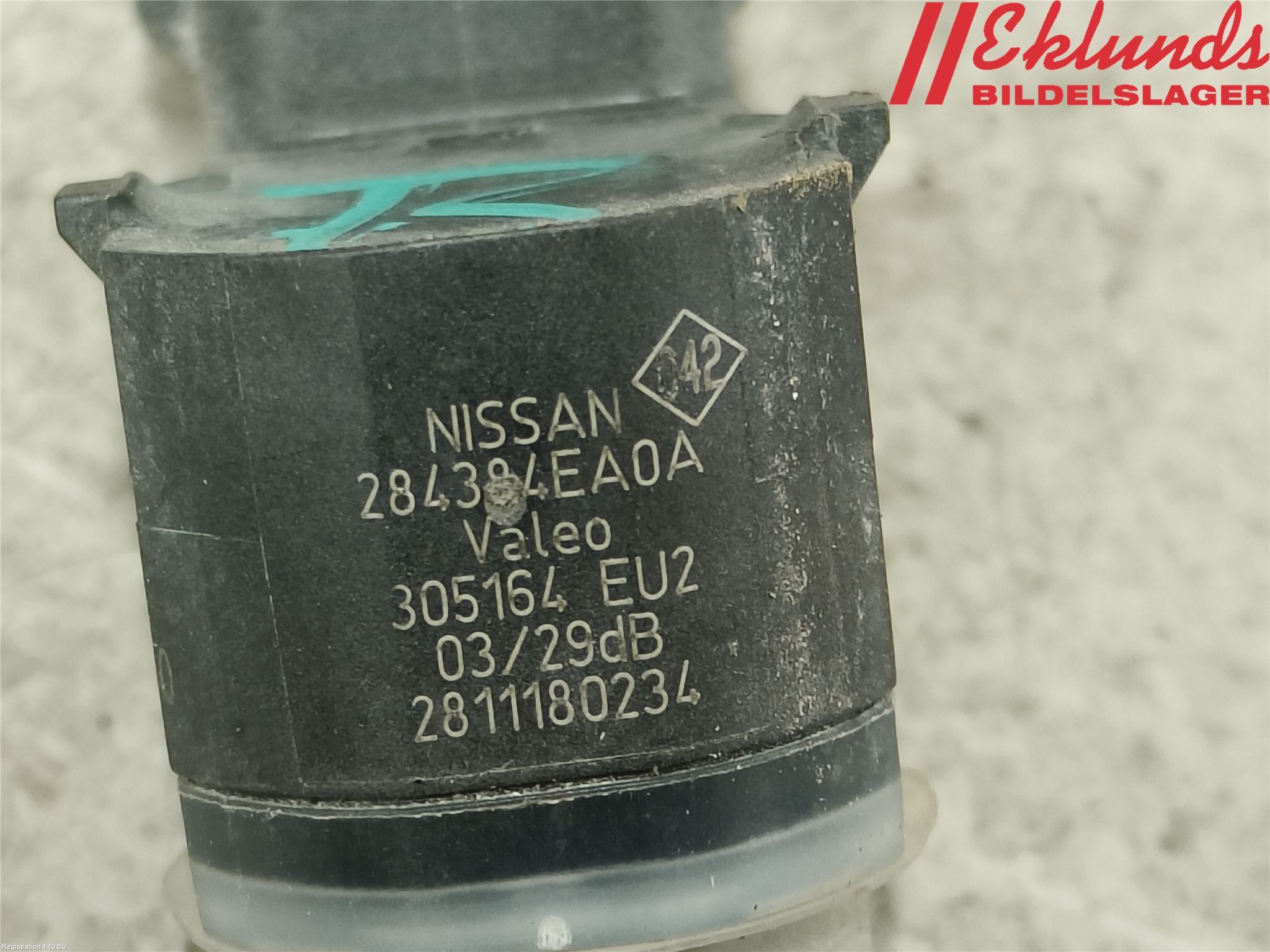 Nissan QASHQAI 17-21 Parkeringshjälp Backsensor