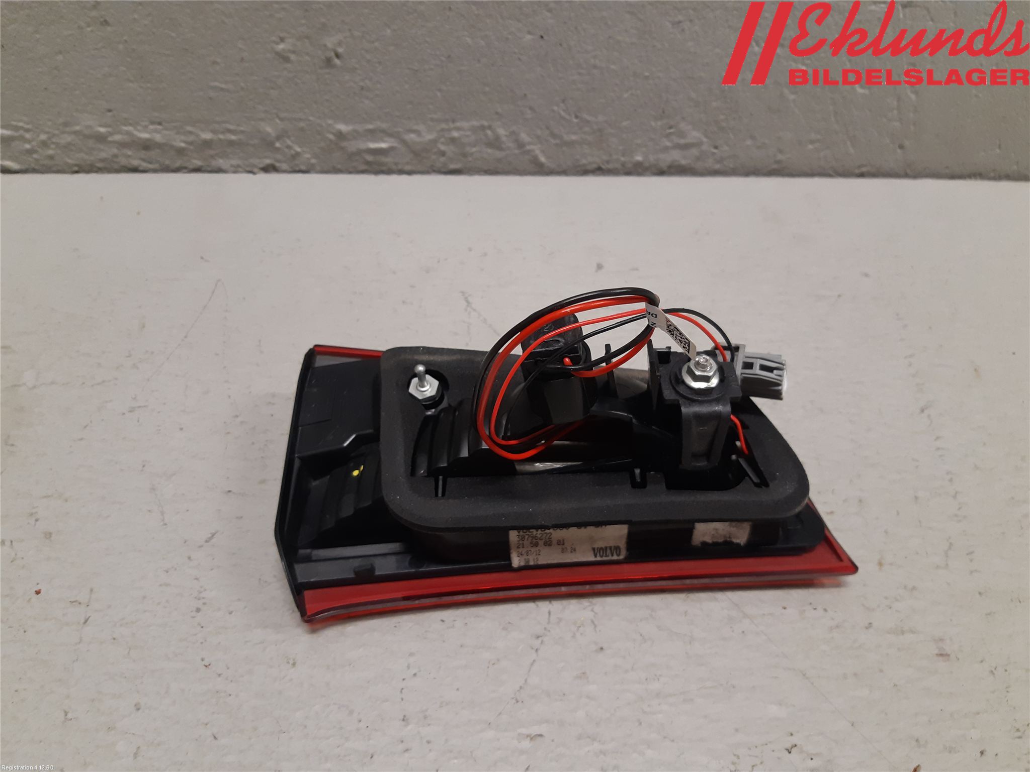 Volvo S60 11-13 Bakljus Lucka Hö