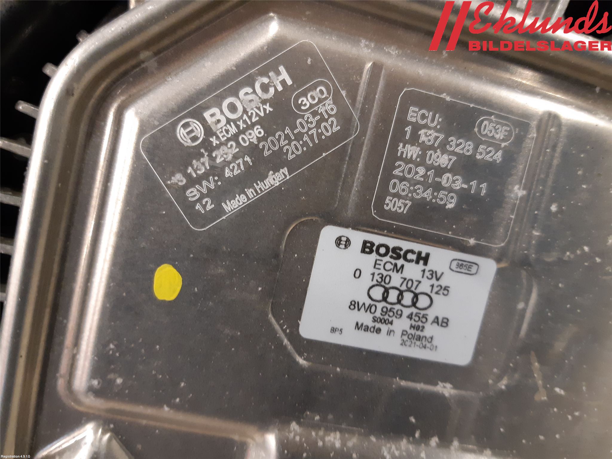 Audi Q7/SQ7 Kylfläkt El