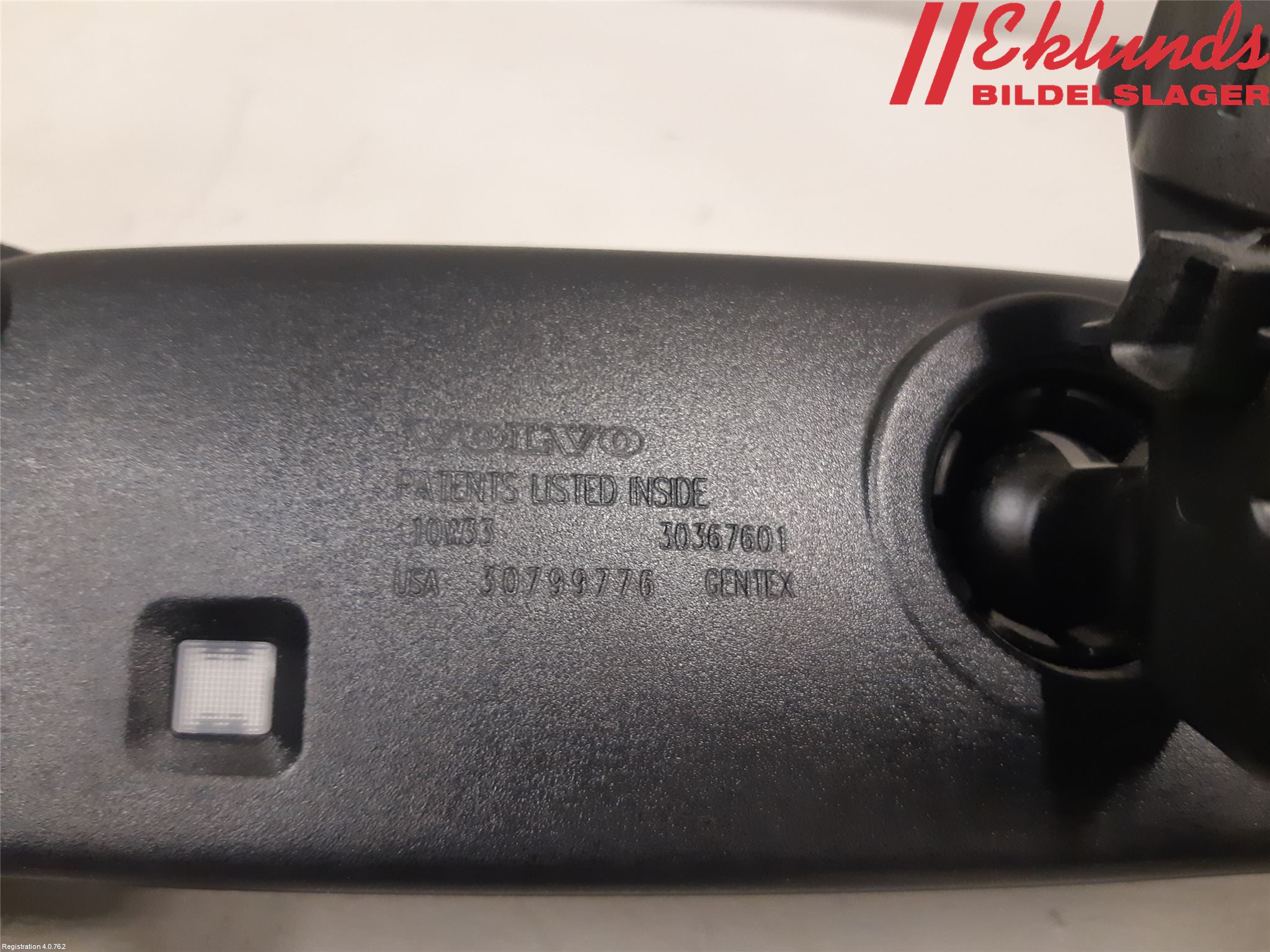 Volvo S40 08-12 Spegel Invändig El