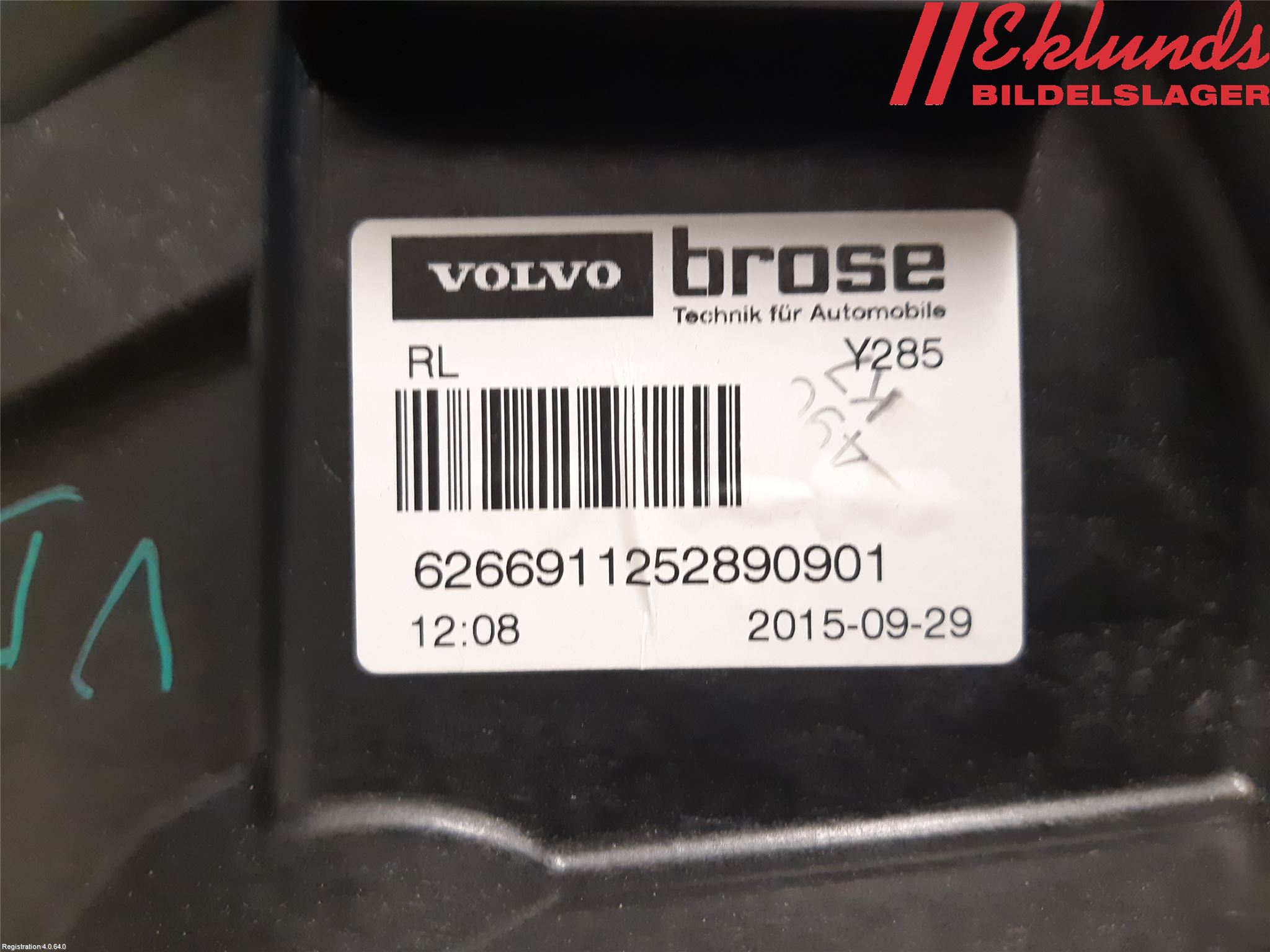 Volvo V70 14-16 Fönsterhiss El Kompl