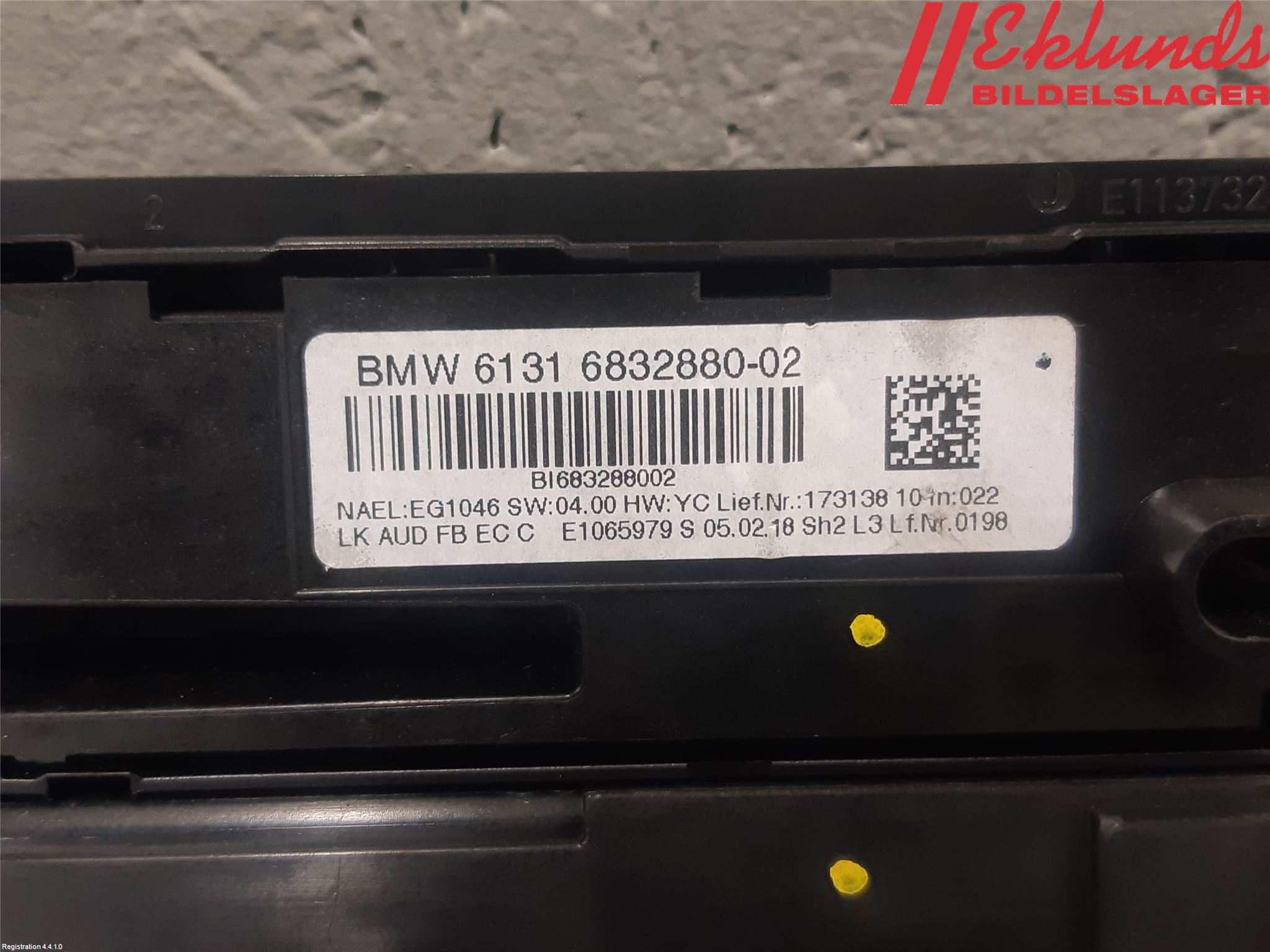 BMW 3 F30/F31/F80 12-19 Ac Styrenhet Ac Manöveren