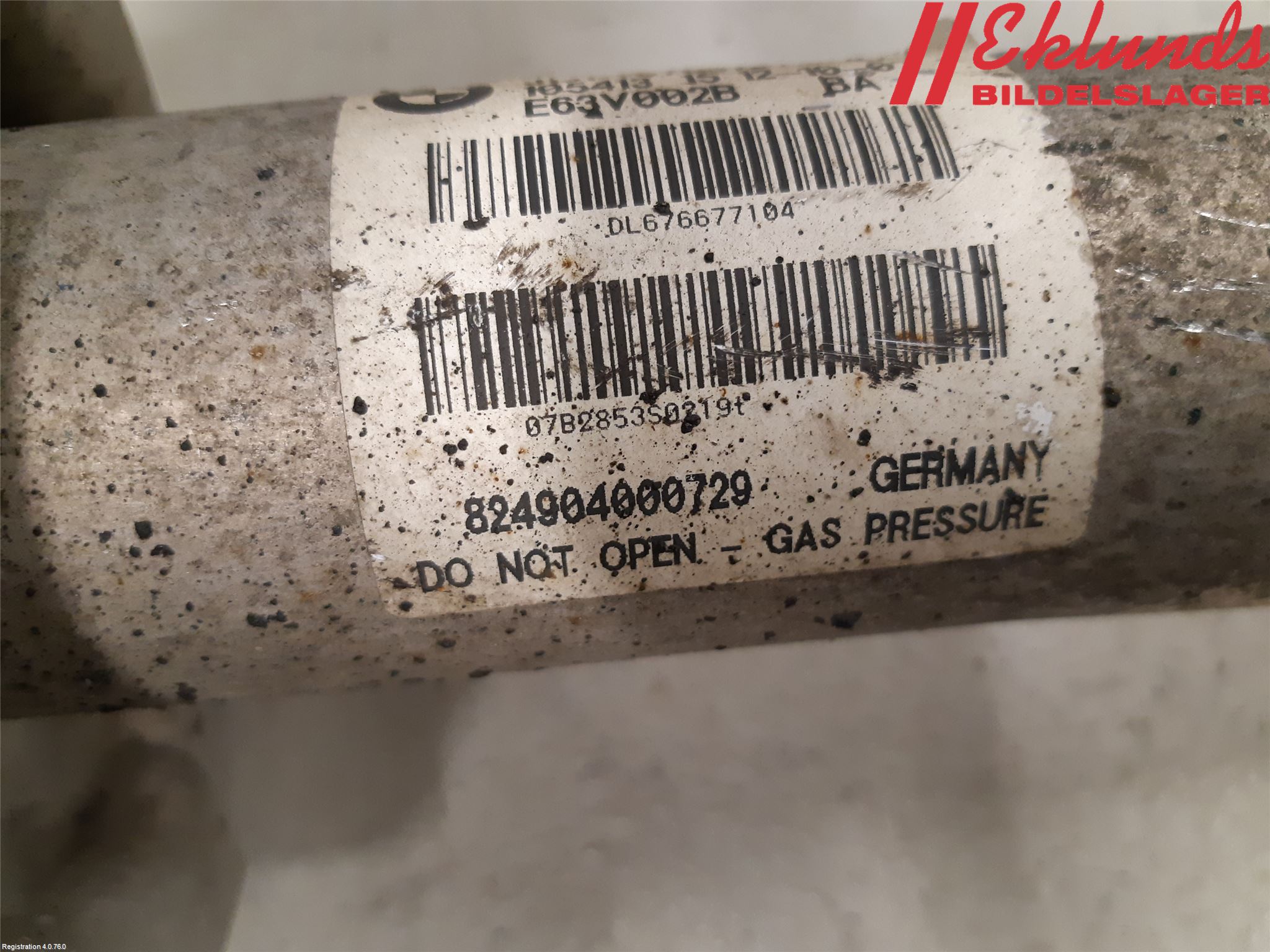 BMW 6 E63/64    02-10 Fjäderben Fram Vänster