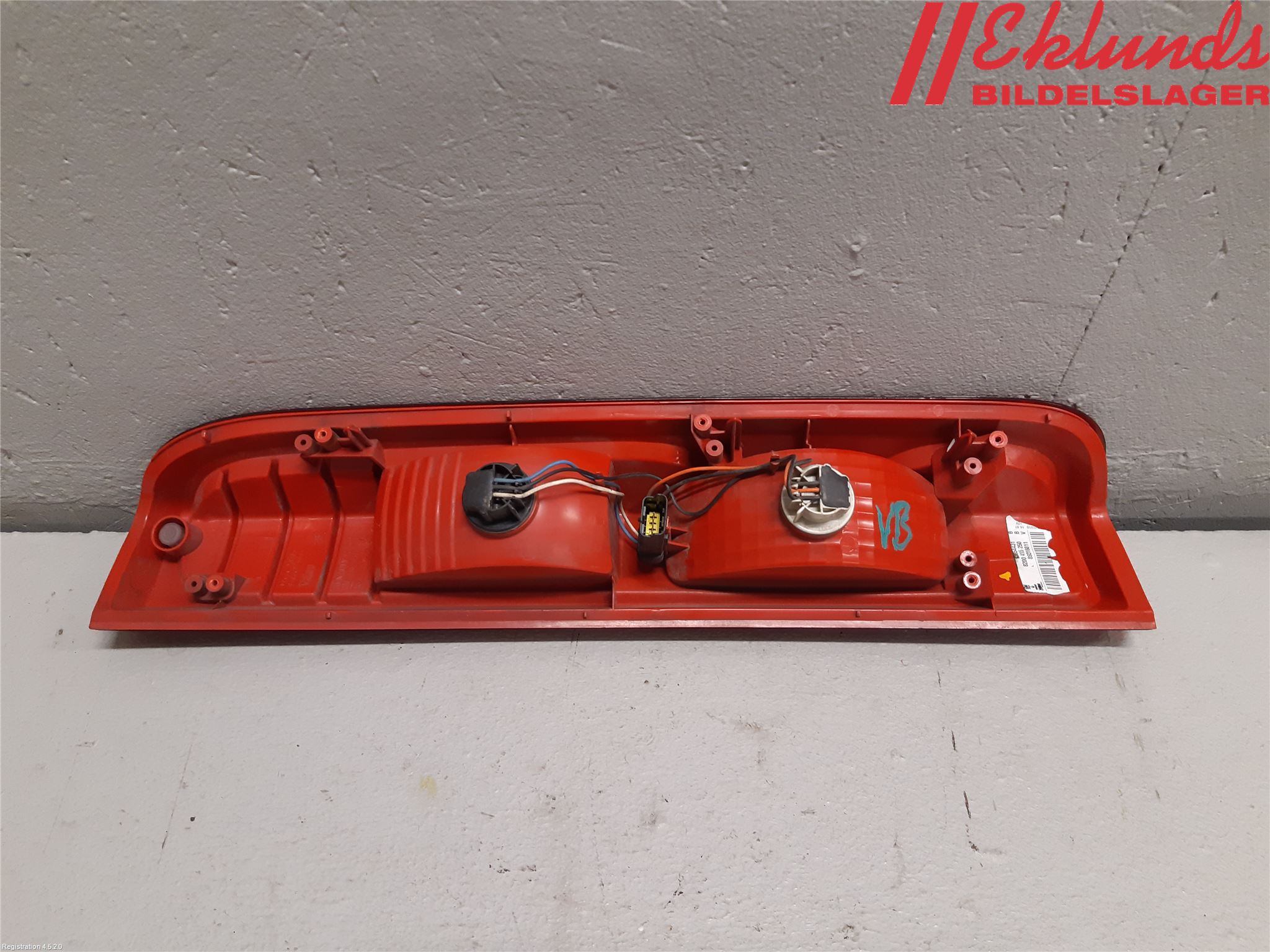 Opel VIVARO 01-14 Bakljus Vänster