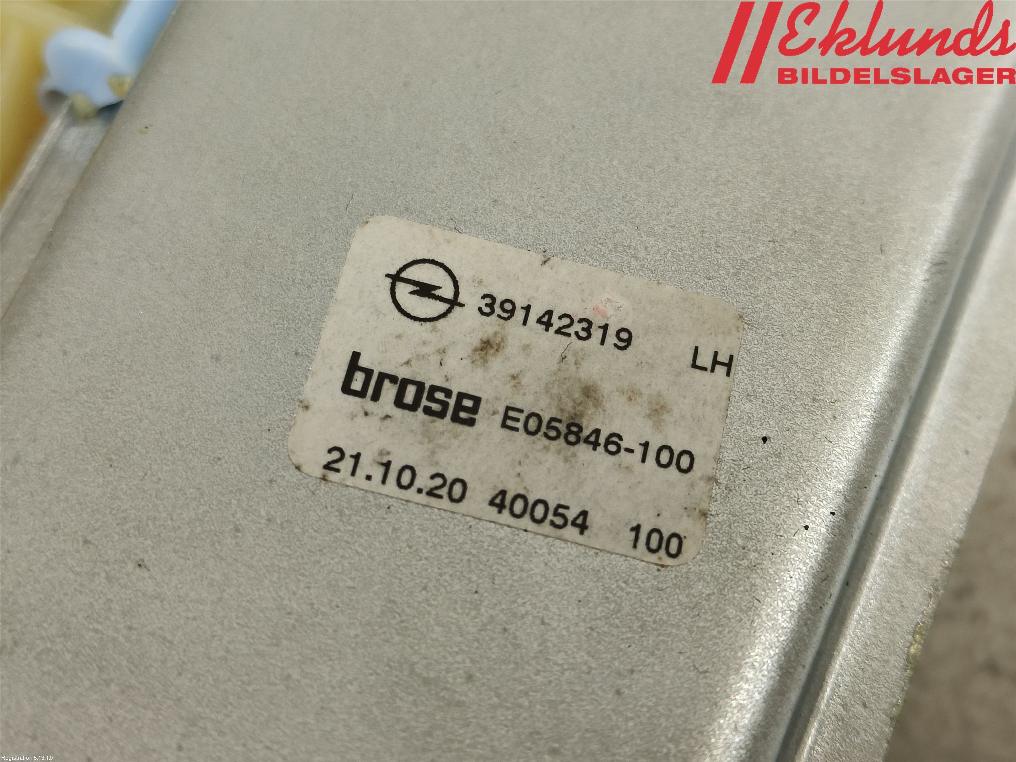 Opel ASTRA K 16-22 Fönsterhiss El Kompl