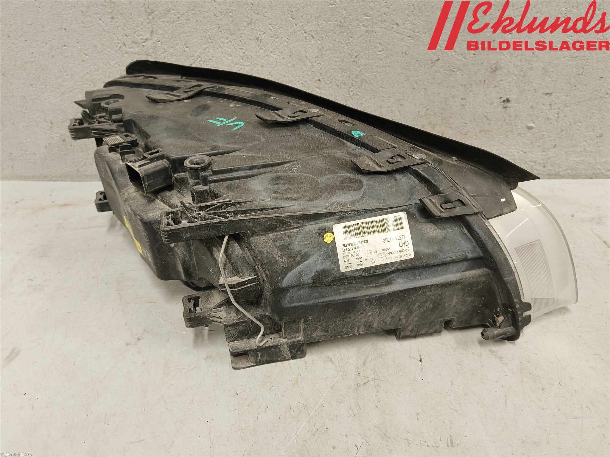 Volvo V70 08-13 Strålkastare Vänster