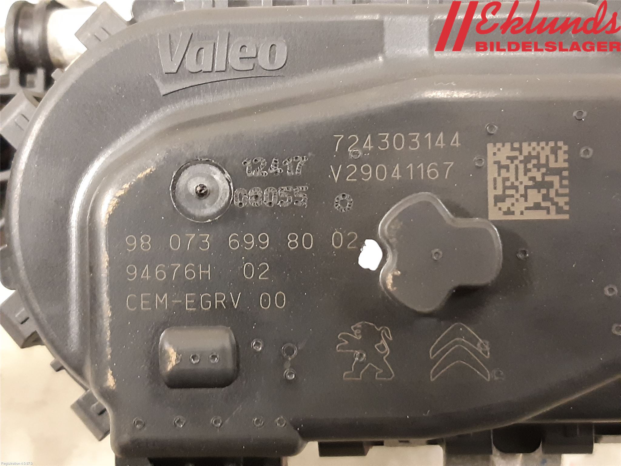 Peugeot PARTNER 16-18 Egr Ventil