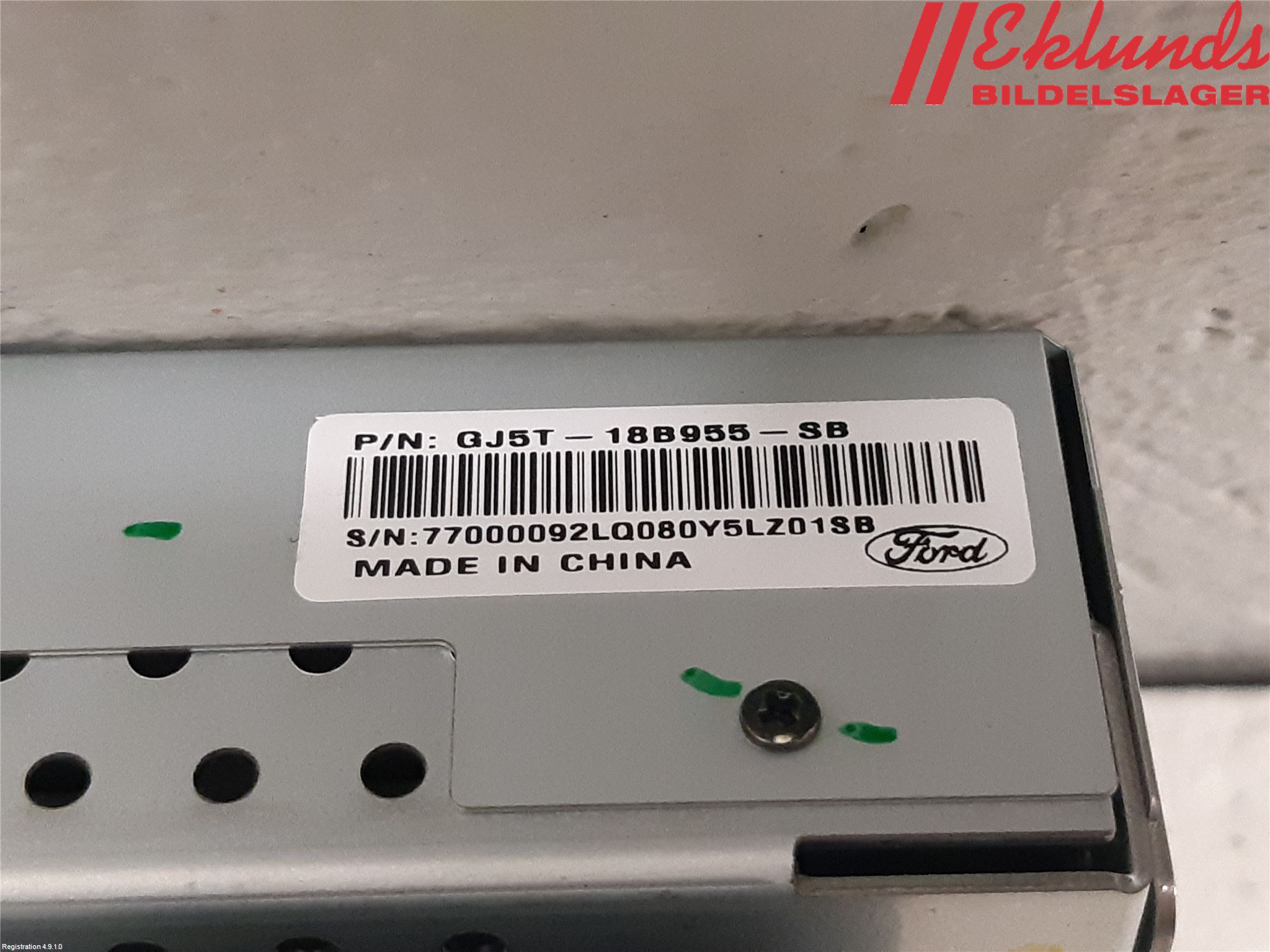 Ford KUGA 17-19 Cd Radio - Multimediapanel
