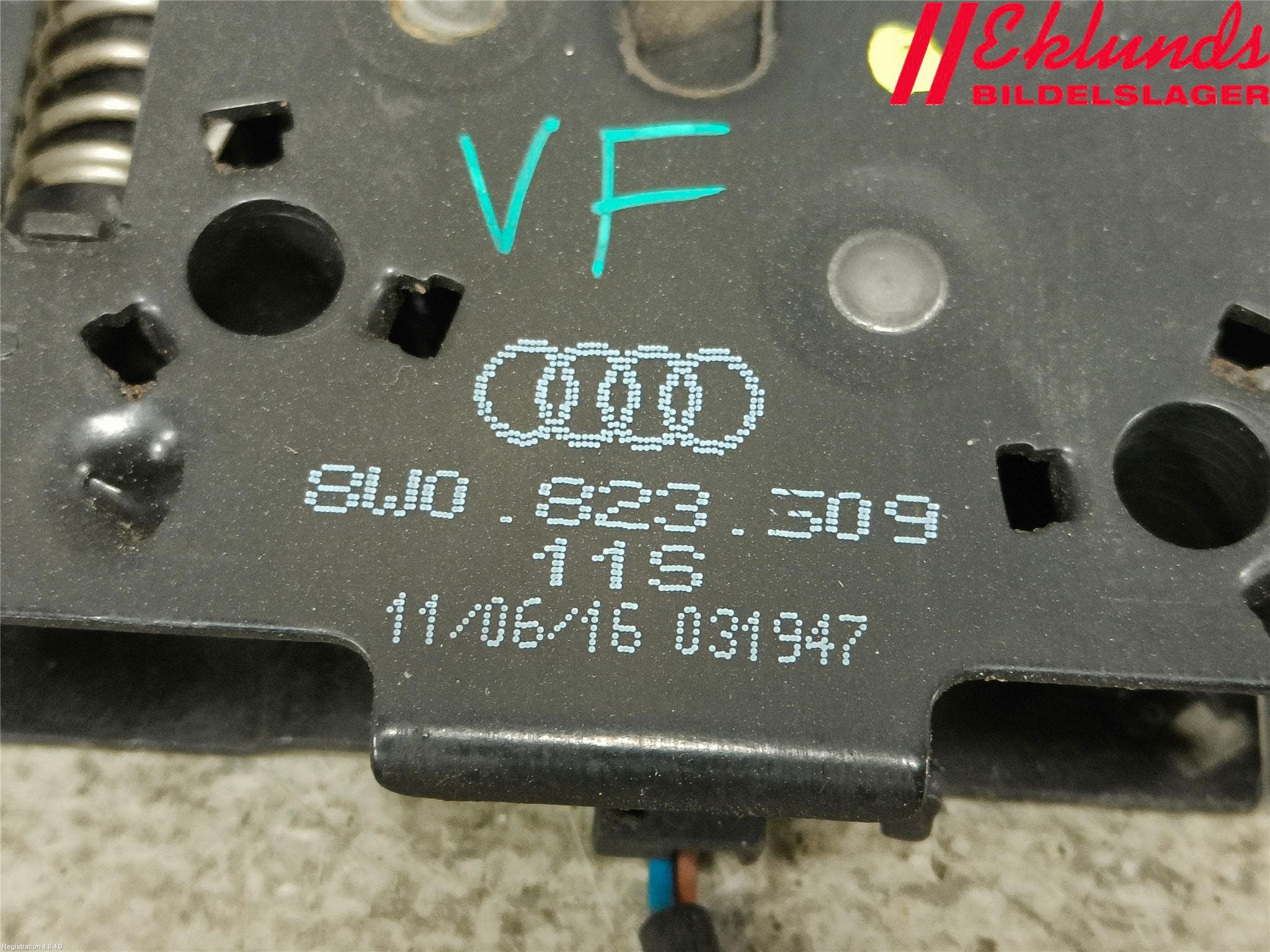 Audi A4/S4 B9 16-19 Huvlås