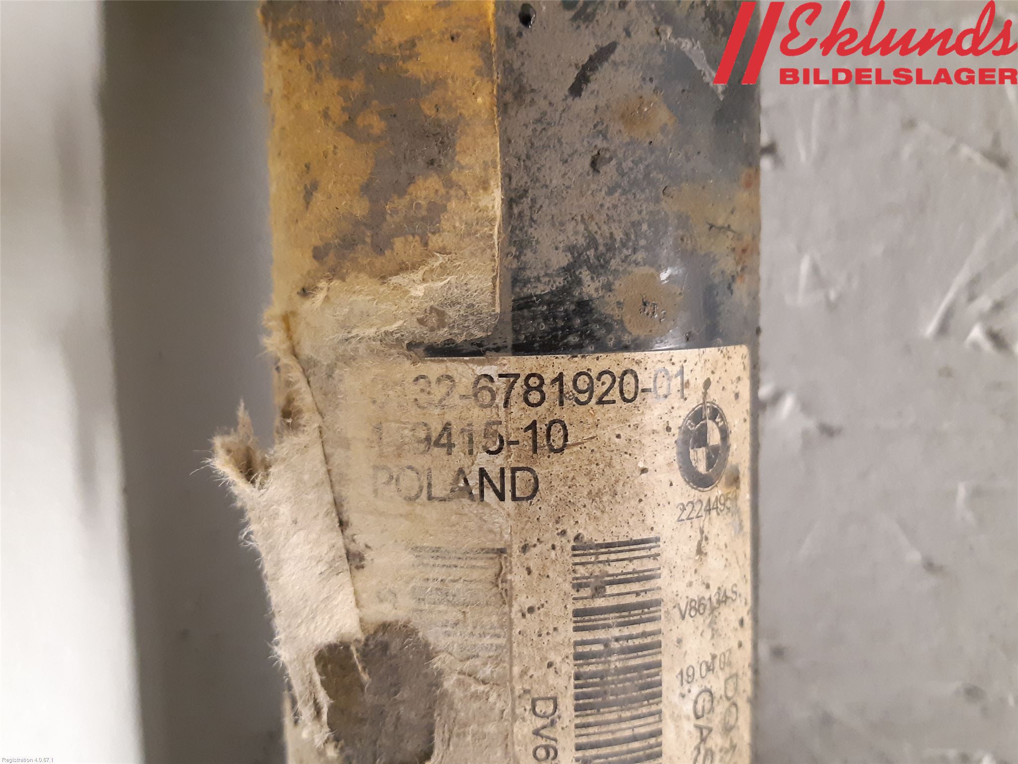 BMW X5 E70 07-13 Fjäderben Fram Höger