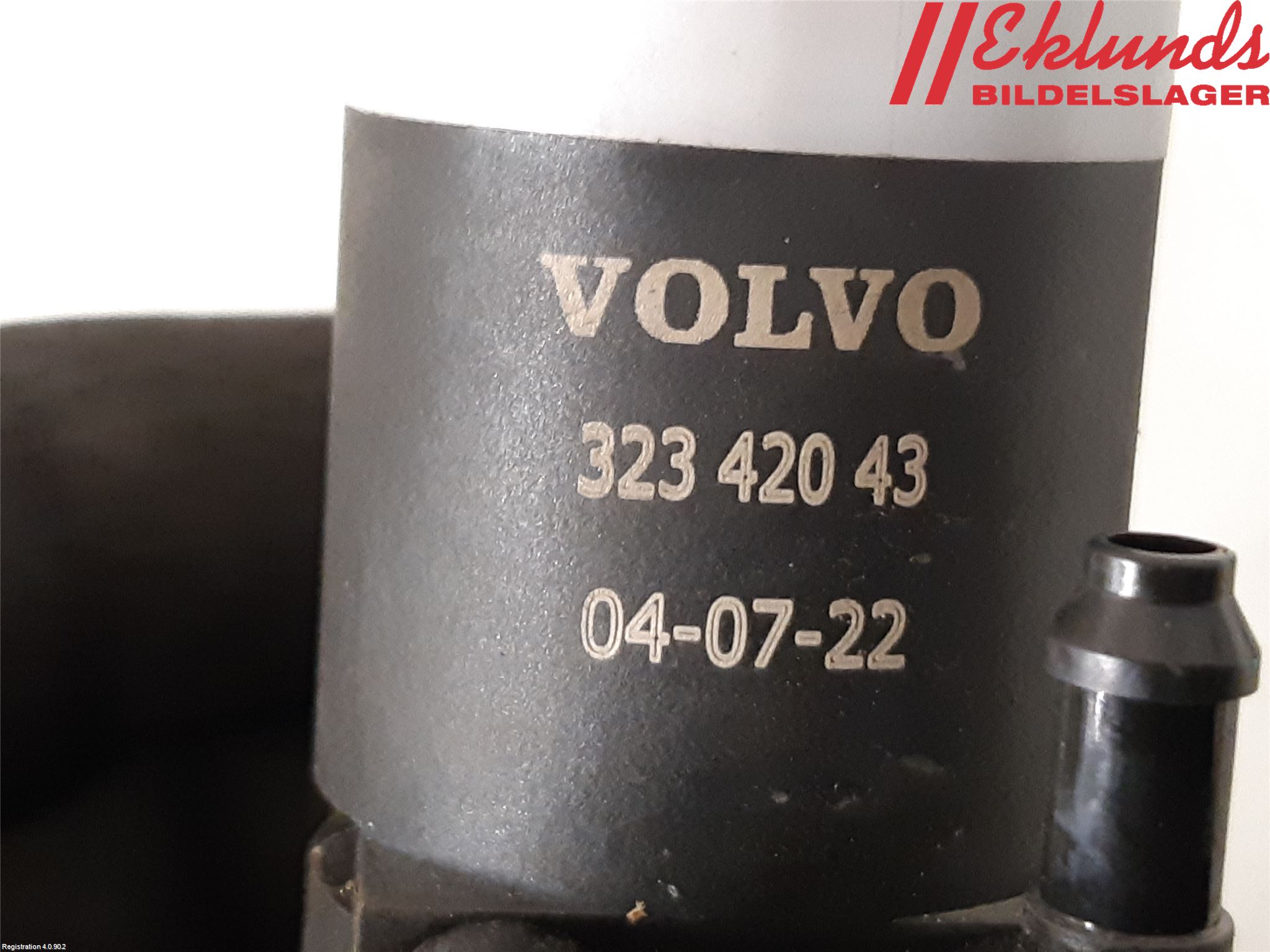 Volvo S60 19- Spolarpump Högtryck