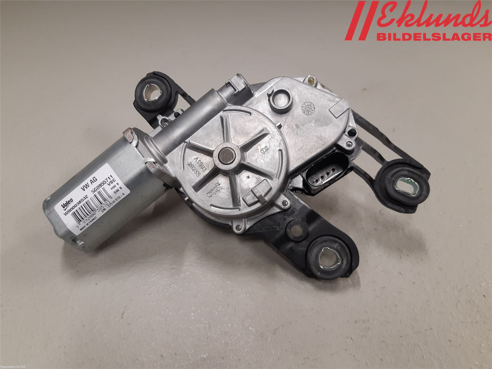 Volkswagen VW GOLF / E-GOLF VII 13-20 Torkarmotor Baklucka