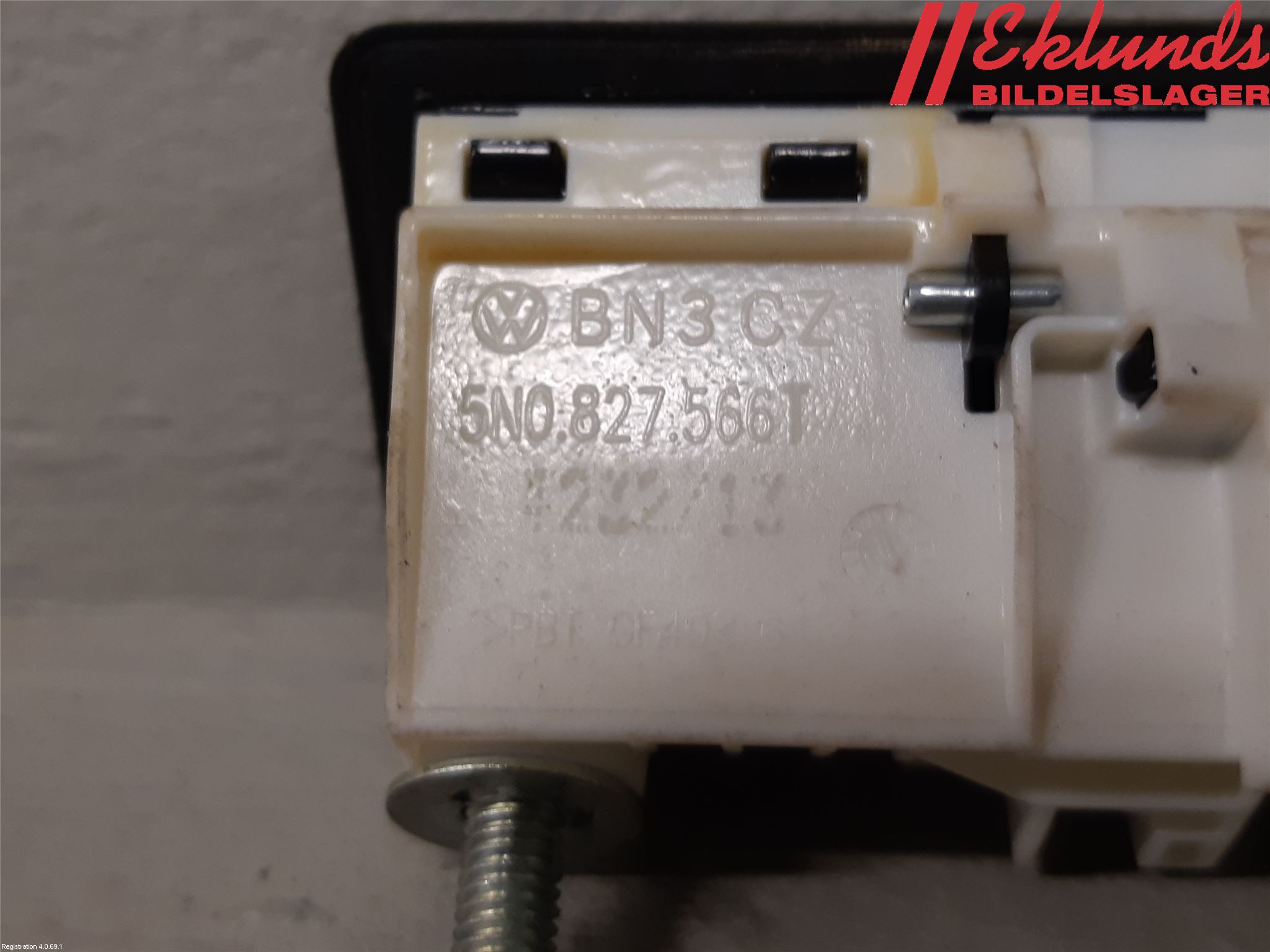 Volkswagen VW GOLF PLUS/CROSS GOLF 04-14 Bakluckehandtag