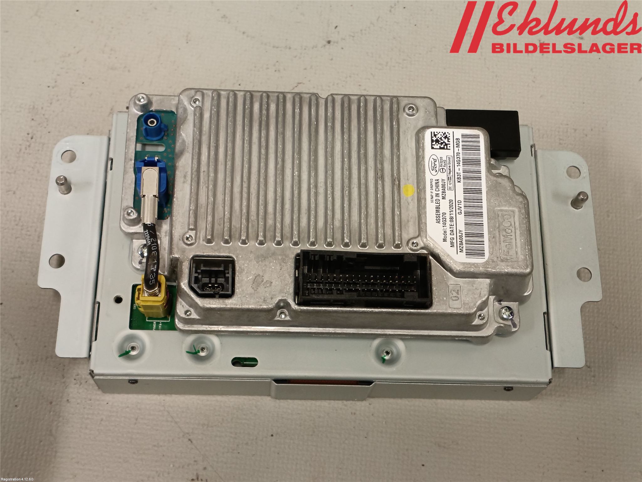 Ford RANGER EU 12-23 Multifunktionsdisplay