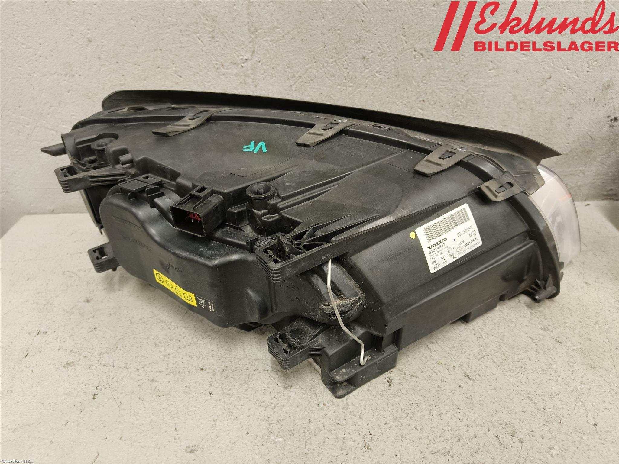 Volvo V70 08-13 Strålkastare Vänster