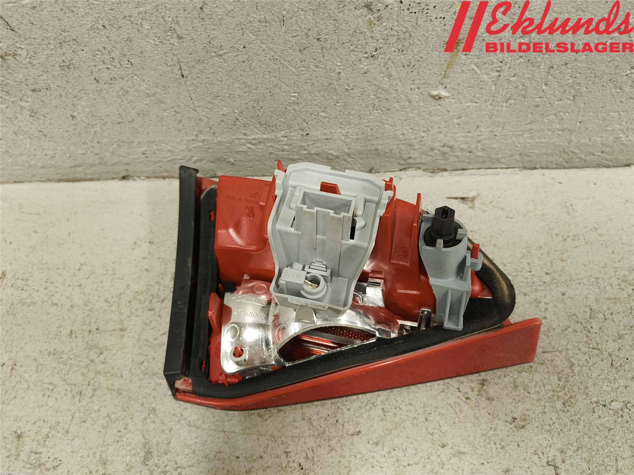 Audi A4/S4 08-11 Bakljus Höger